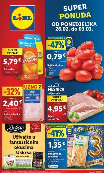 Lidl katalog - 26.02.2024. - 03.03.2024.