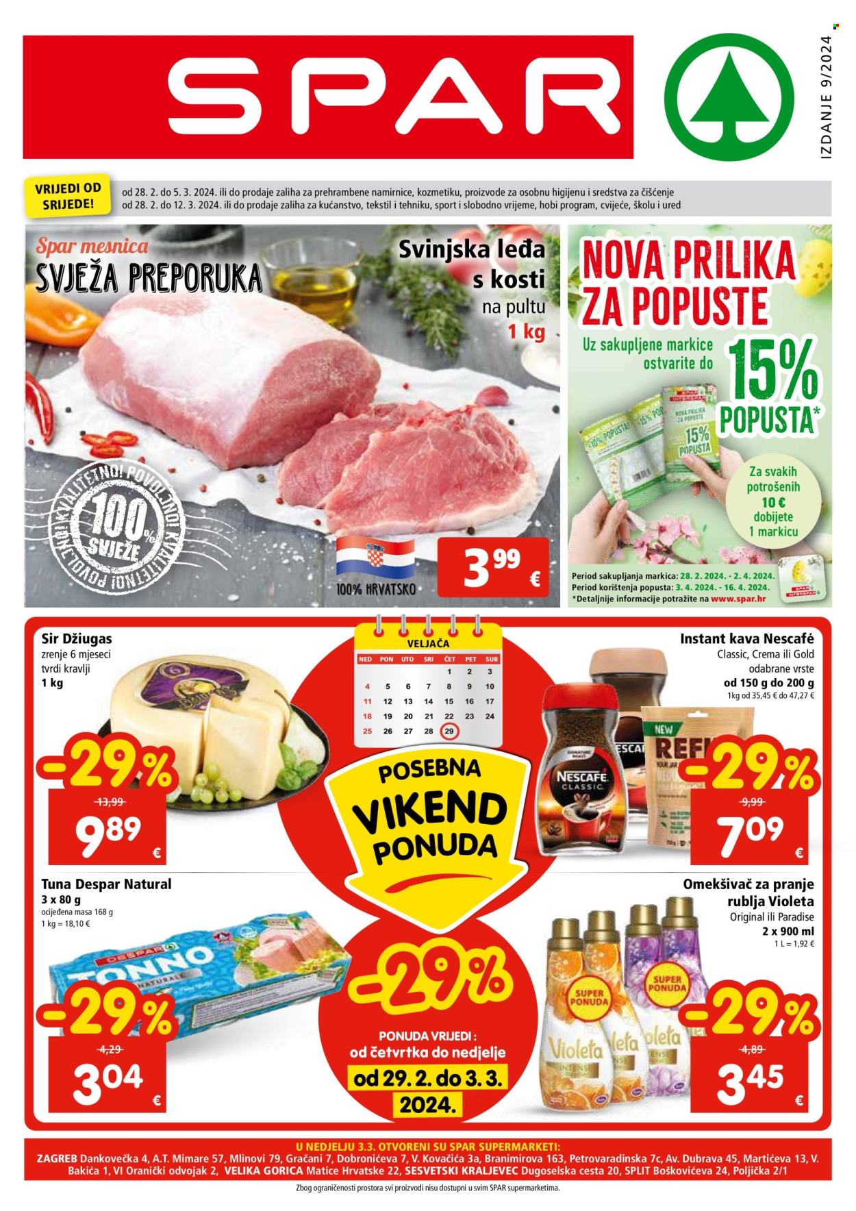 SPAR katalog - 28.02.2024. - 05.03.2024. Stranica 1