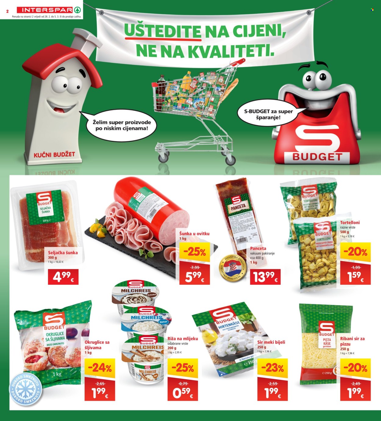 INTERSPAR katalog - 28.02.2024. - 05.03.2024. Stranica 2