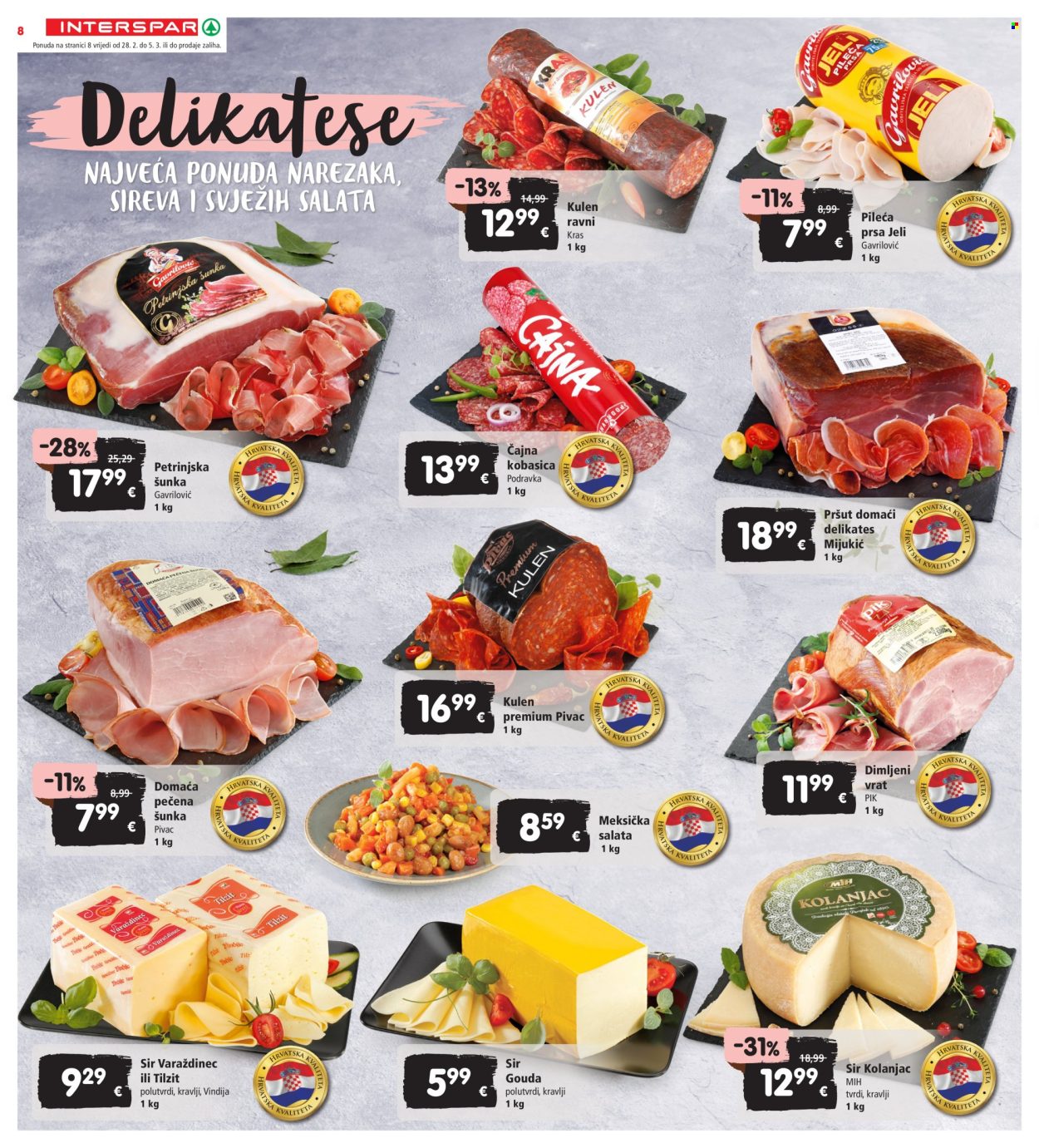 INTERSPAR katalog - 28.02.2024. - 05.03.2024. Stranica 8