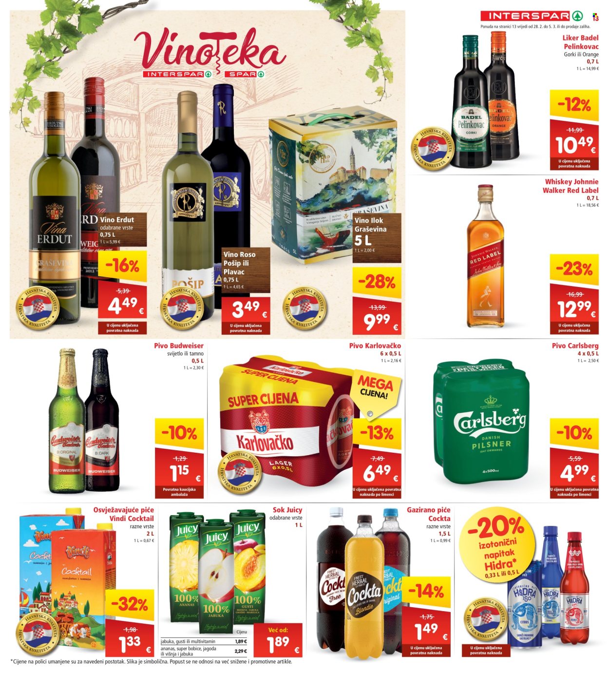 INTERSPAR katalog - 28.02.2024. - 05.03.2024. Stranica 13