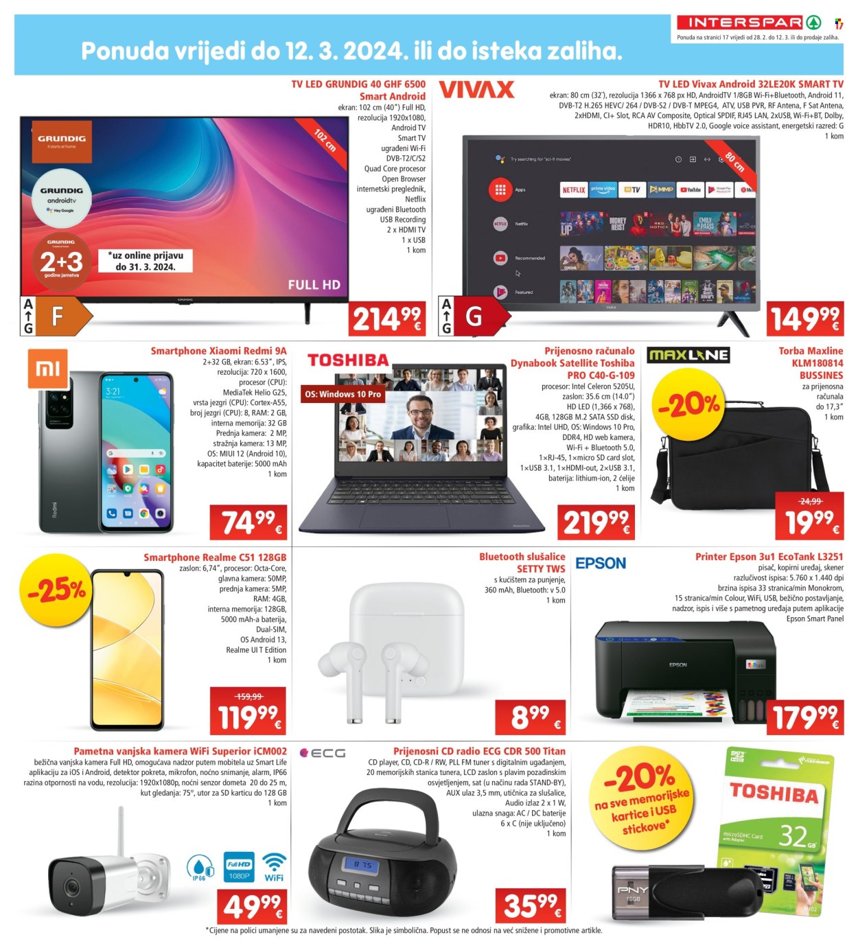 INTERSPAR katalog - 28.02.2024. - 05.03.2024. Stranica 17