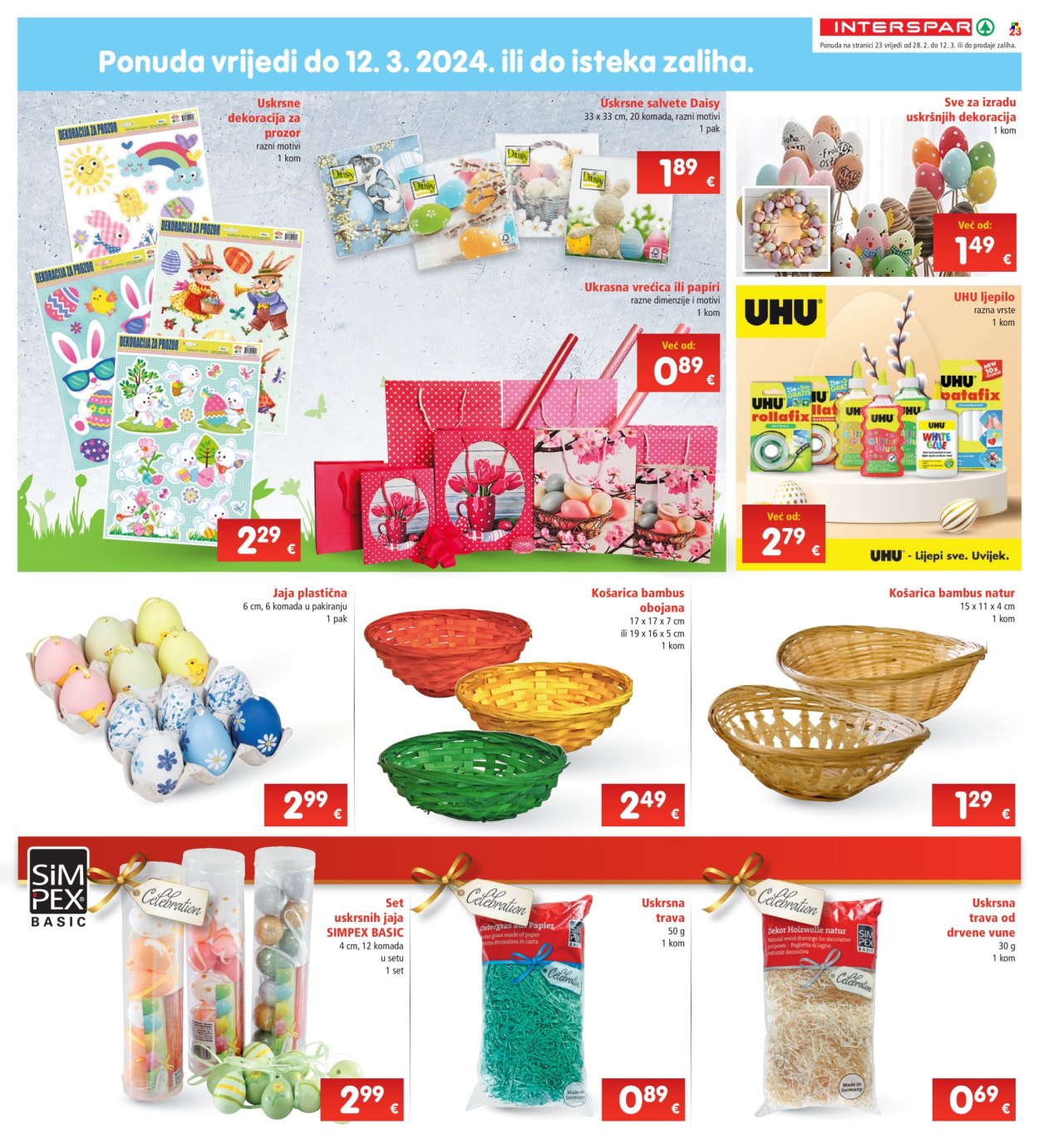 INTERSPAR katalog - 28.02.2024. - 05.03.2024. Stranica 23