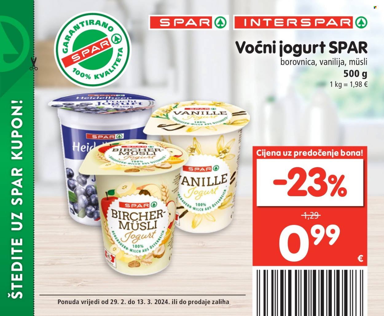 INTERSPAR katalog - 29.02.2024. - 13.03.2024. Stranica 7