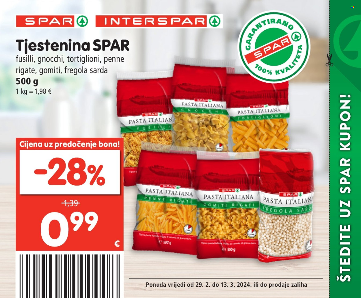 INTERSPAR katalog - 29.02.2024. - 13.03.2024. Stranica 28