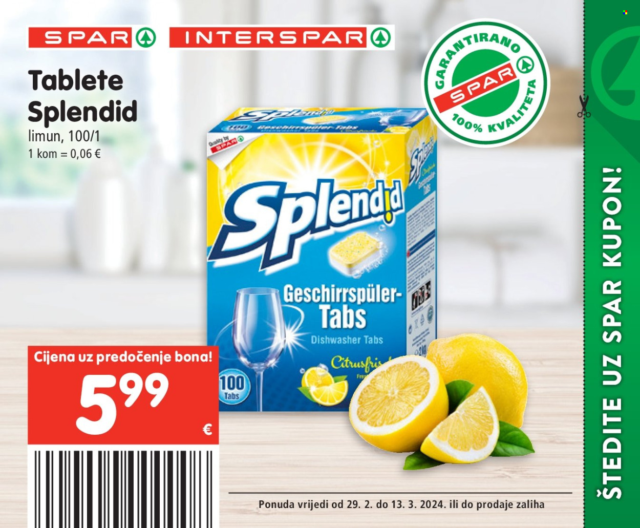 INTERSPAR katalog - 29.02.2024. - 13.03.2024. Stranica 62