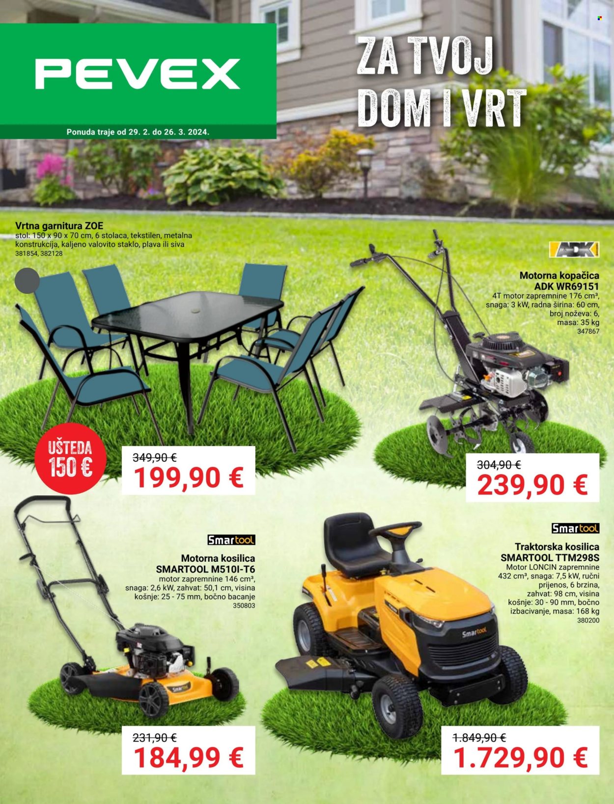 Pevex katalog - 29.02.2024. - 26.03.2024. Stranica 1
