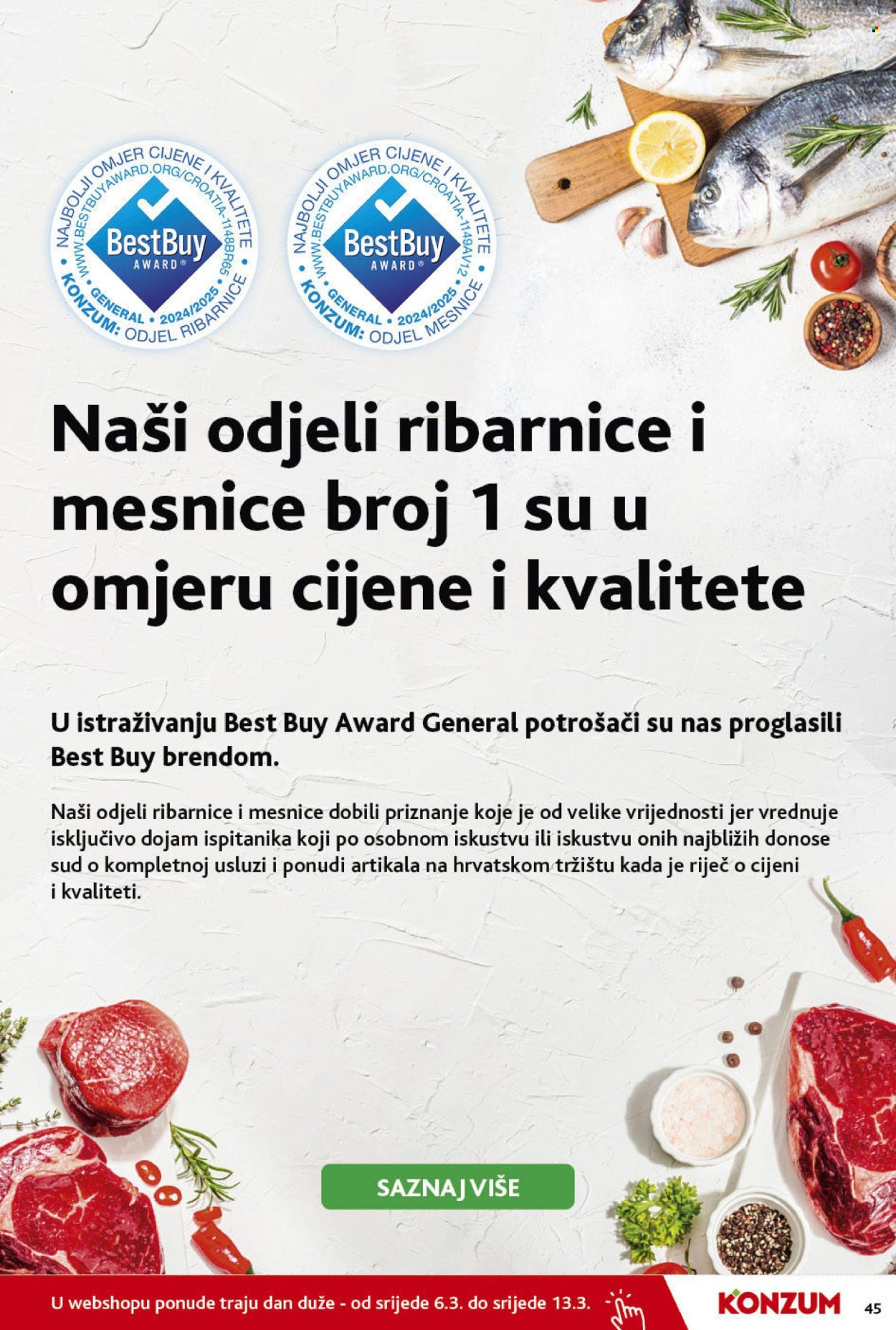 Konzum katalog - 07.03.2024. - 13.03.2024. Stranica 45