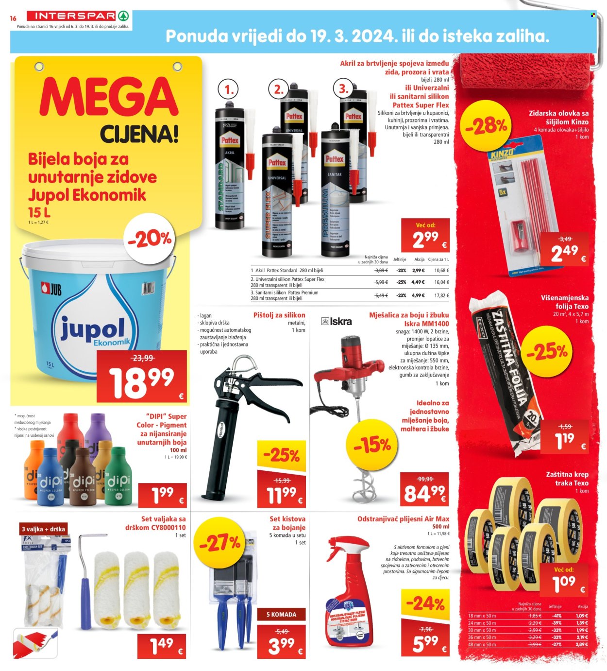 INTERSPAR katalog - 06.03.2024. - 12.03.2024. Stranica 16