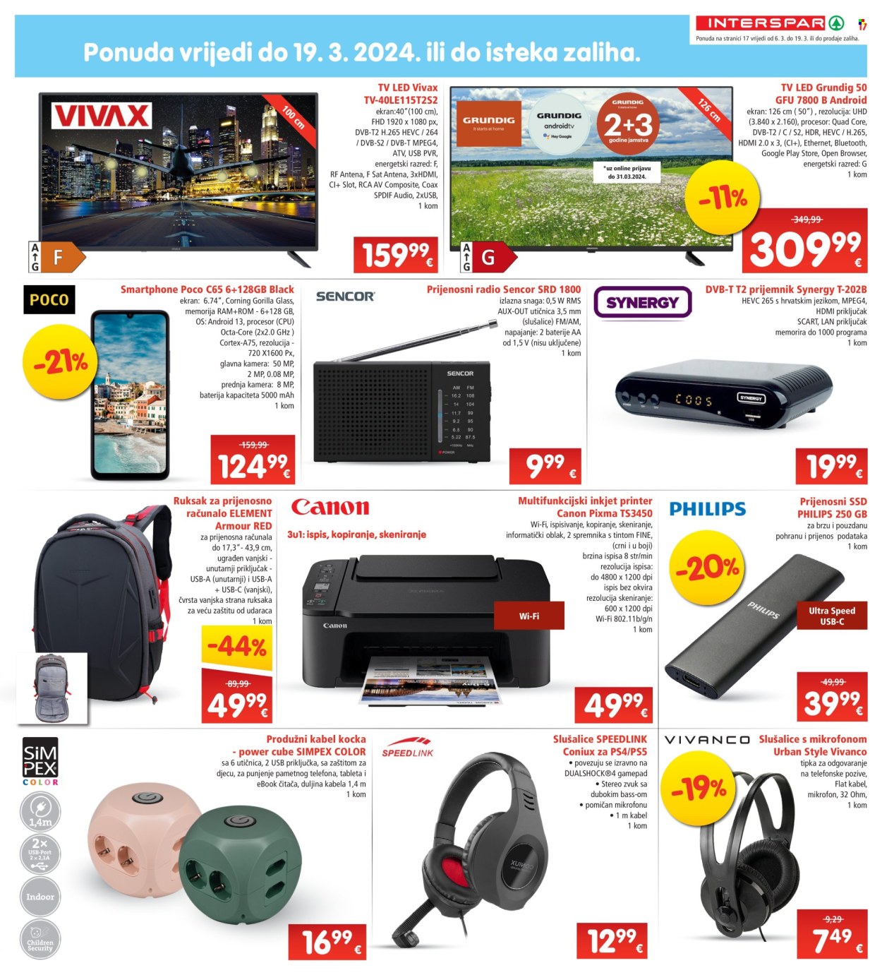 INTERSPAR katalog - 06.03.2024. - 12.03.2024. Stranica 17