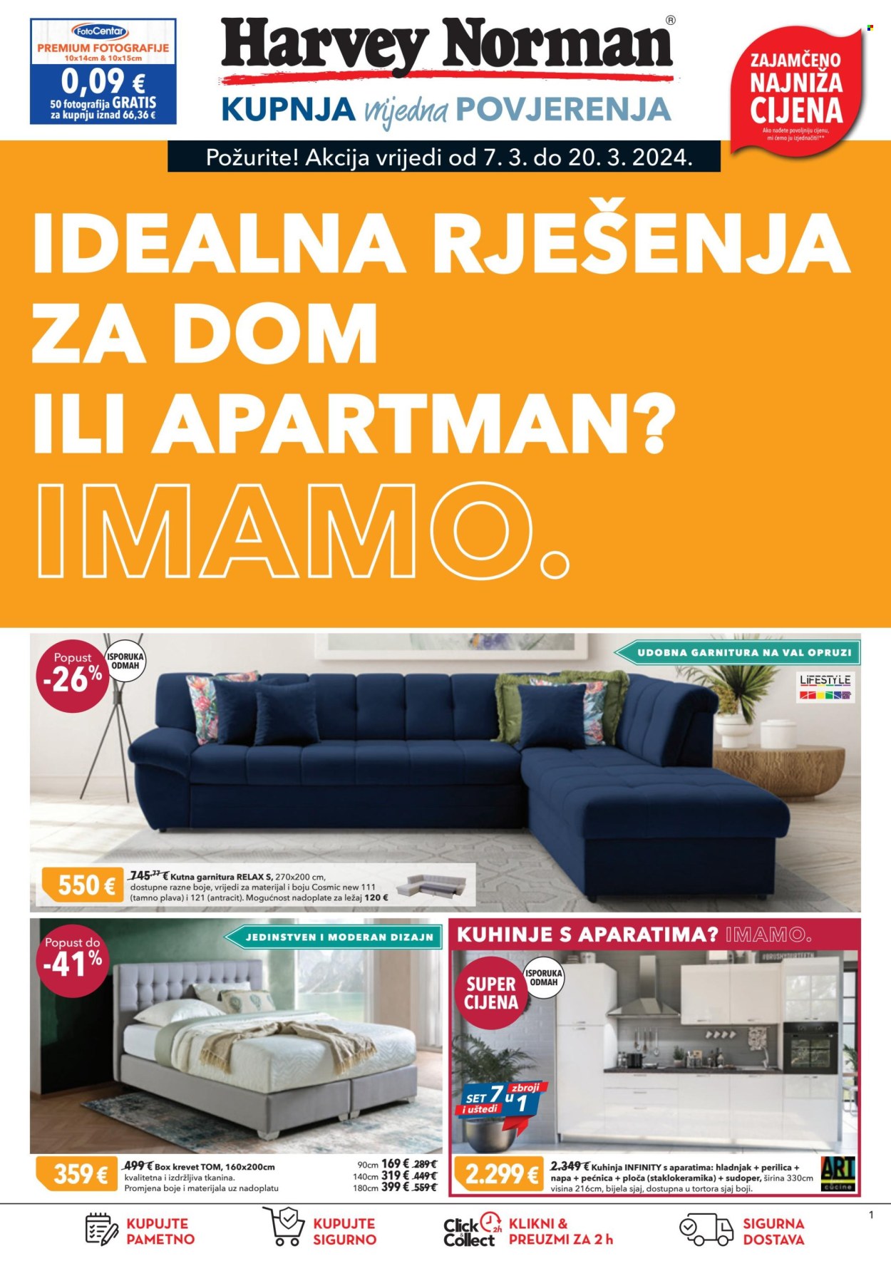 Harvey Norman katalog - 07.03.2024. - 20.03.2024. Stranica 1