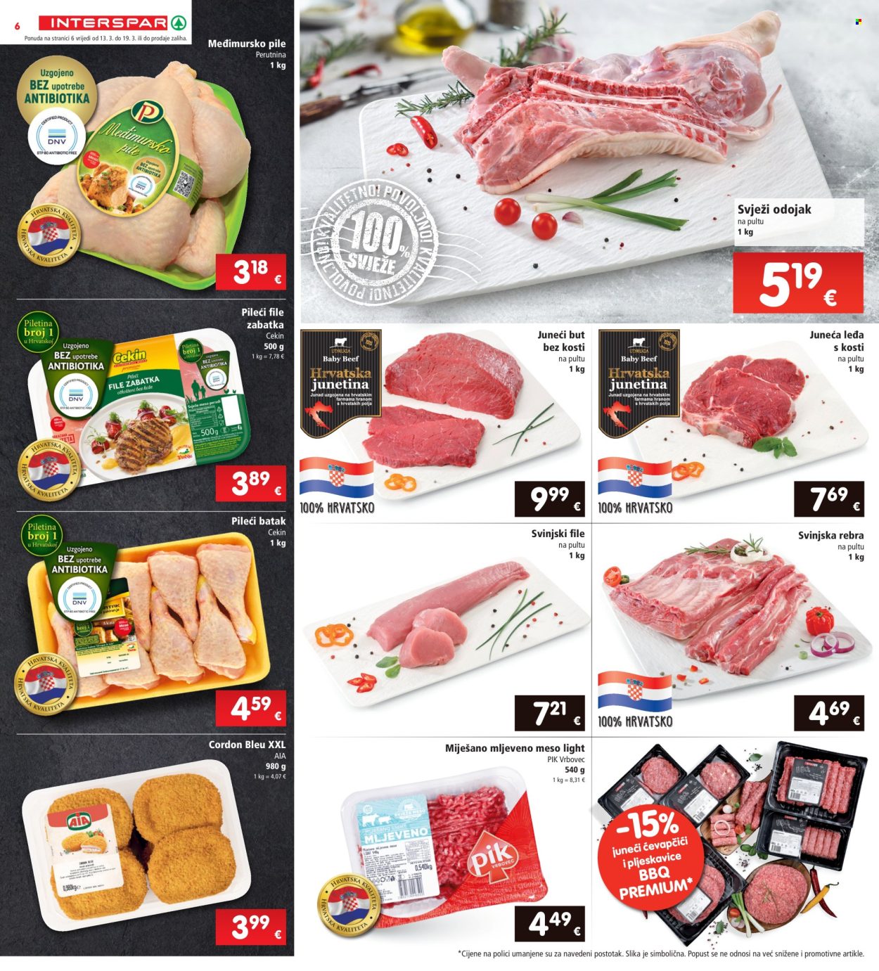 INTERSPAR katalog - 13.03.2024. - 19.03.2024. Stranica 6