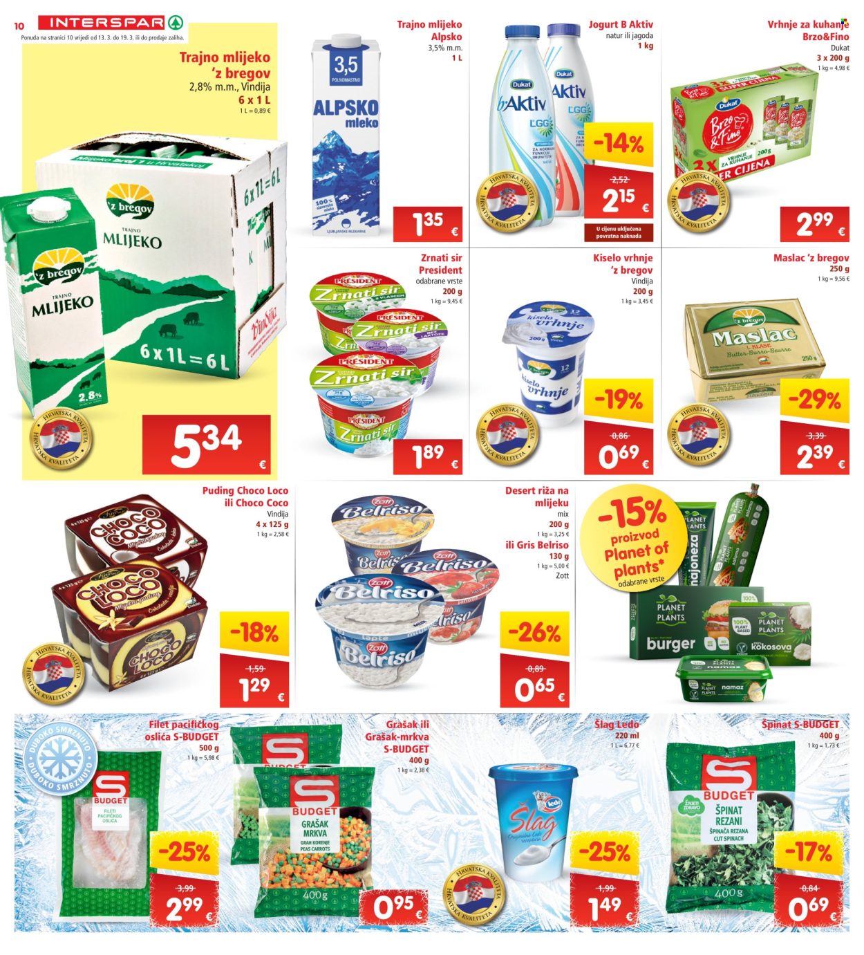 INTERSPAR katalog - 13.03.2024. - 19.03.2024. Stranica 10