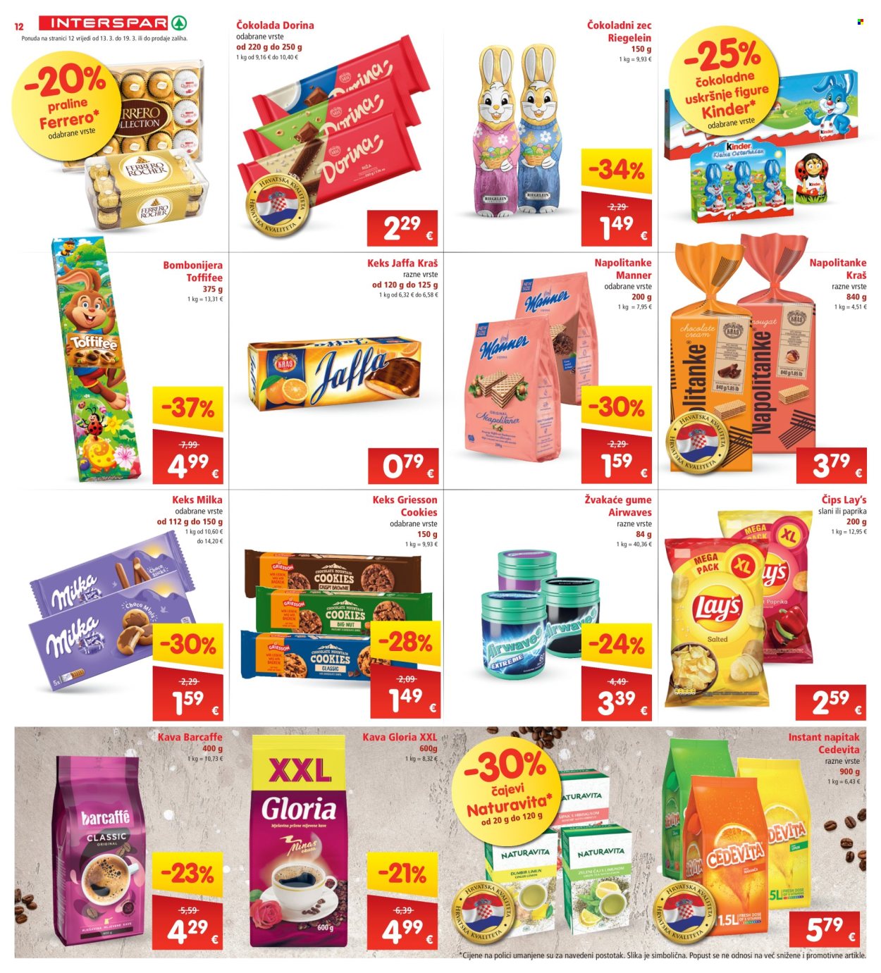 INTERSPAR katalog - 13.03.2024. - 19.03.2024. Stranica 12