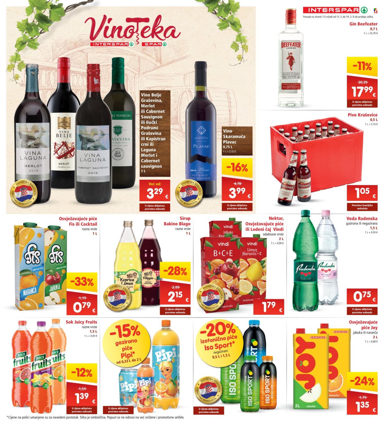 INTERSPAR katalog - 13.03.2024. - 19.03.2024. Stranica 13