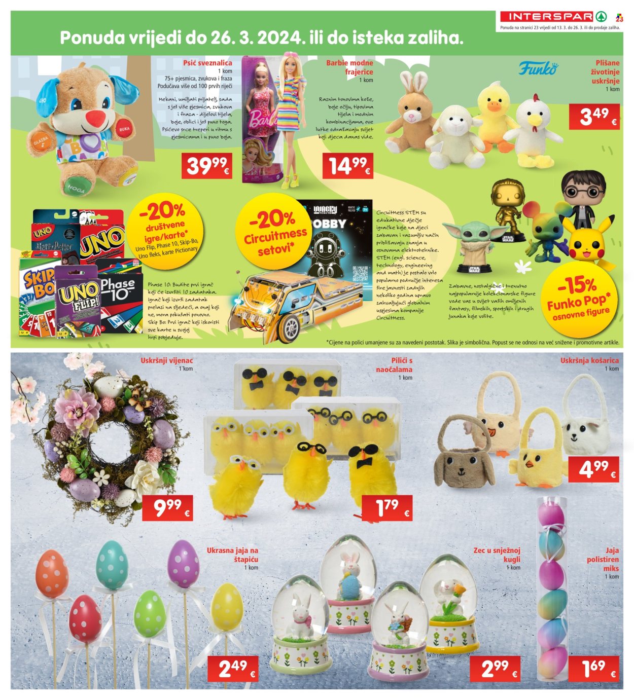 INTERSPAR katalog - 13.03.2024. - 19.03.2024. Stranica 23