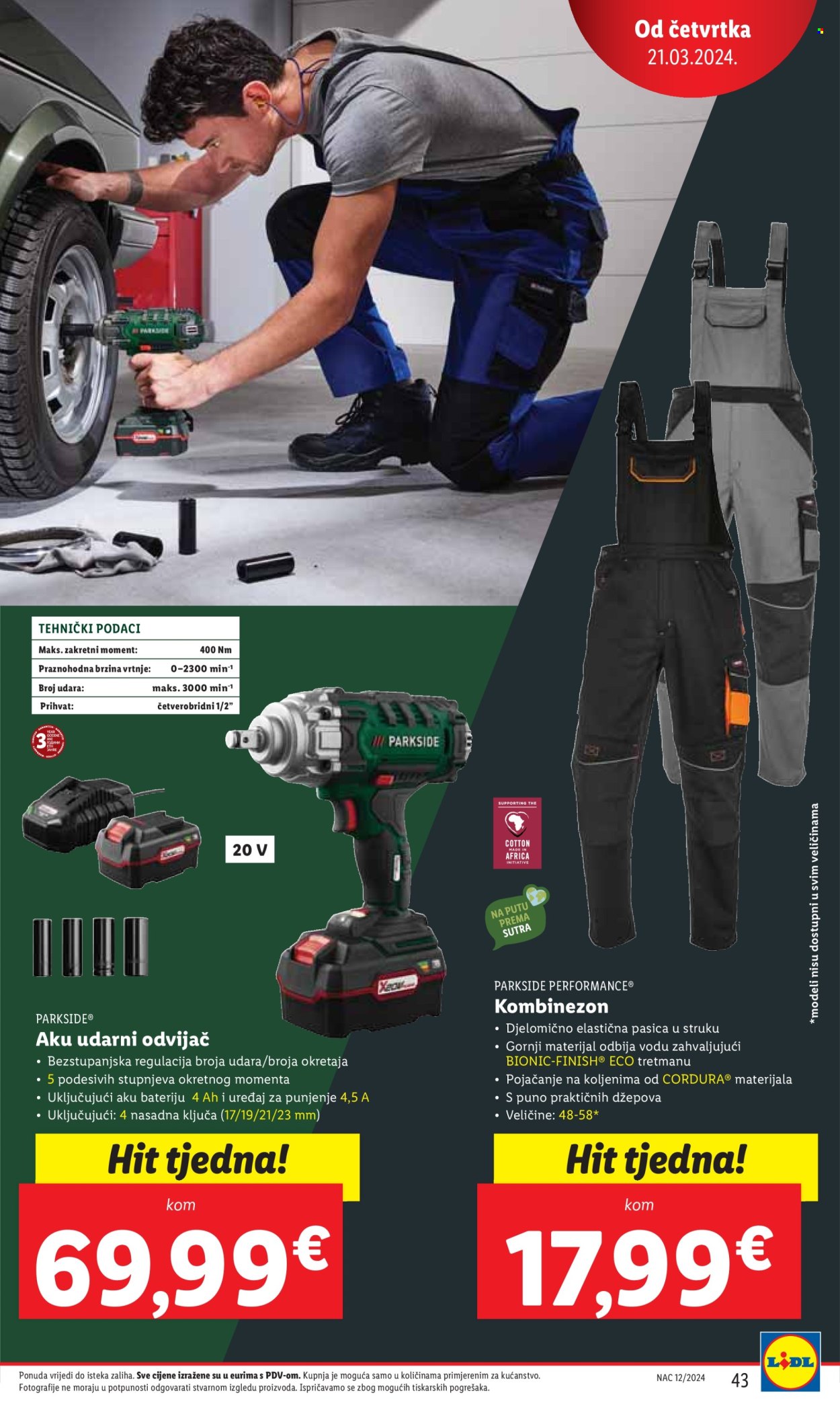 Lidl katalog - 18.03.2024. - 24.03.2024. Stranica 43