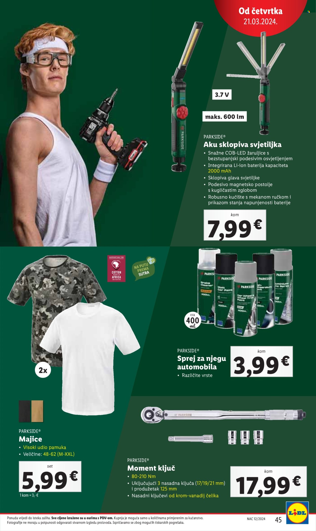 Lidl katalog - 18.03.2024. - 24.03.2024. Stranica 45