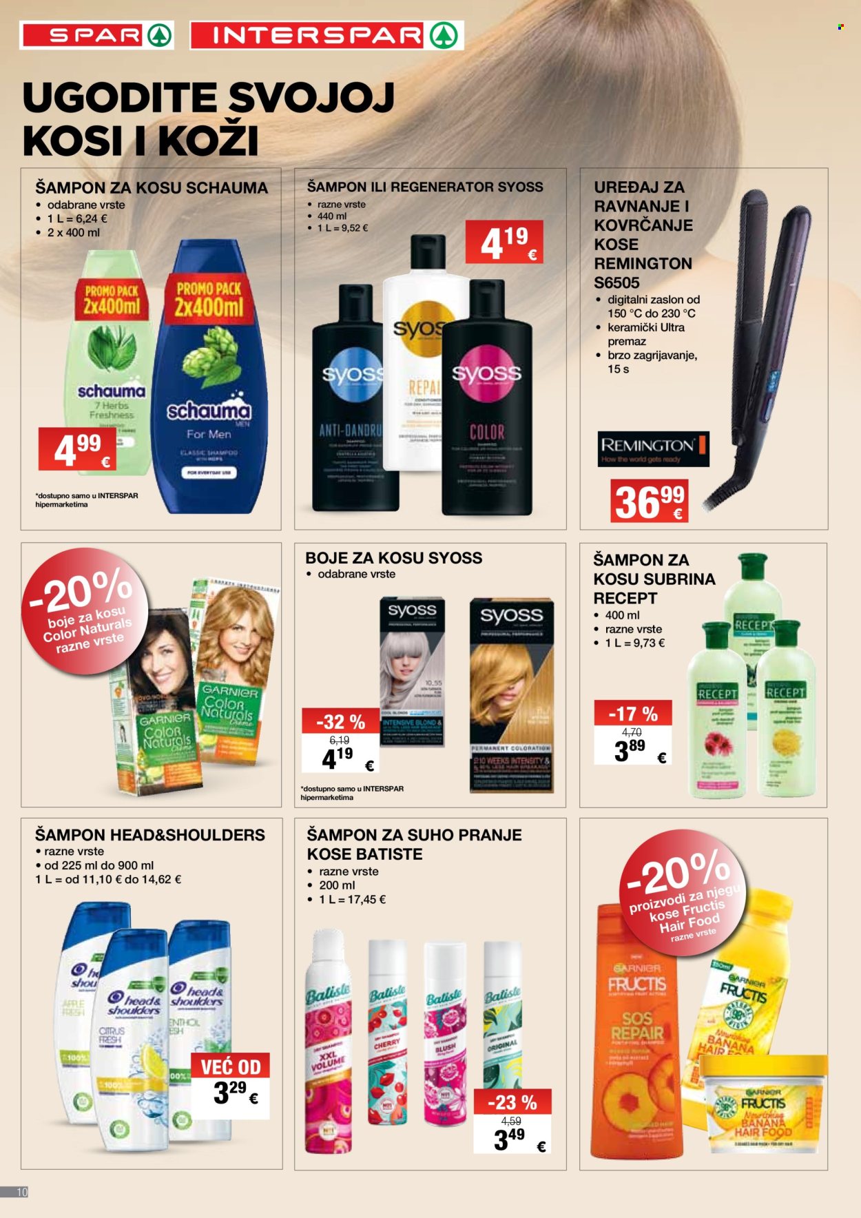 INTERSPAR katalog - 14.03.2024. - 03.04.2024. Stranica 10