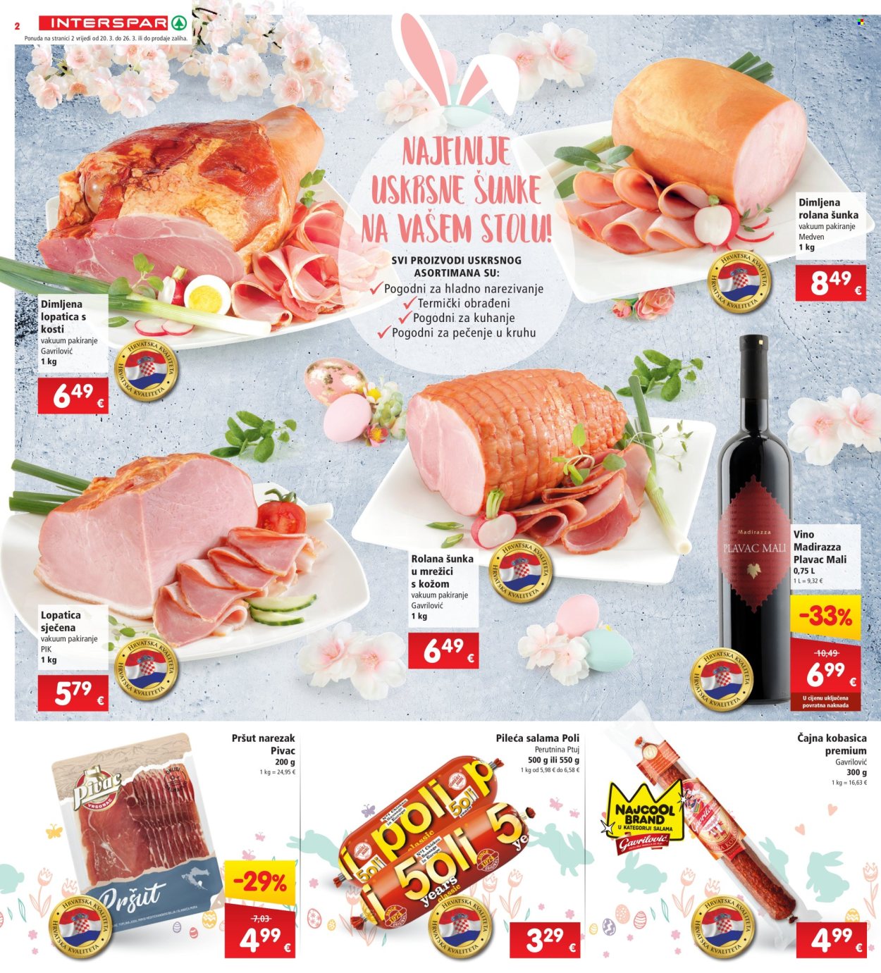 INTERSPAR katalog - 20.03.2024. - 26.03.2024. Stranica 2