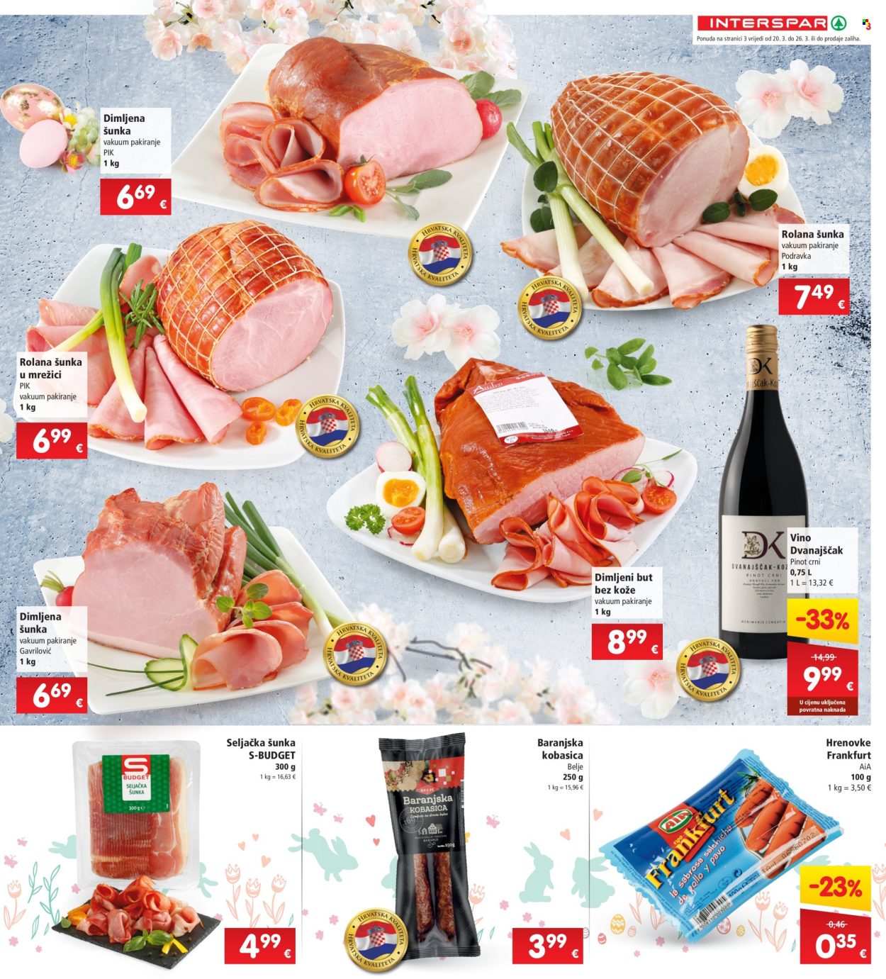 INTERSPAR katalog - 20.03.2024. - 26.03.2024. Stranica 3