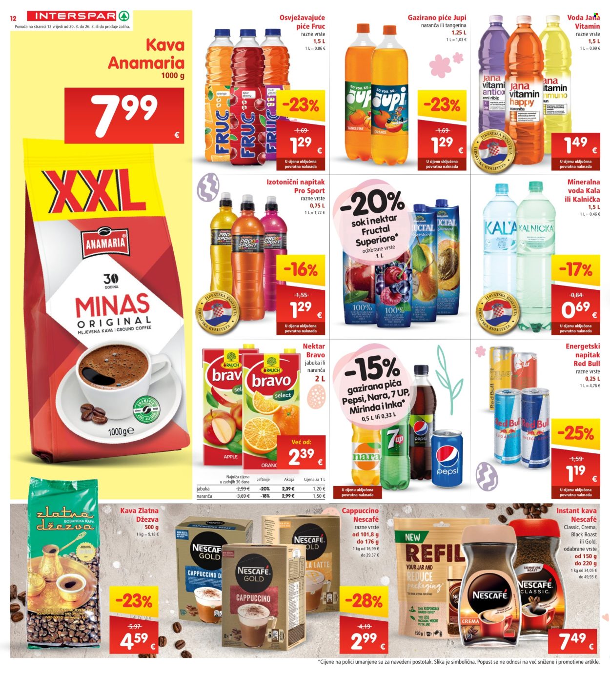 INTERSPAR katalog - 20.03.2024. - 26.03.2024. Stranica 12