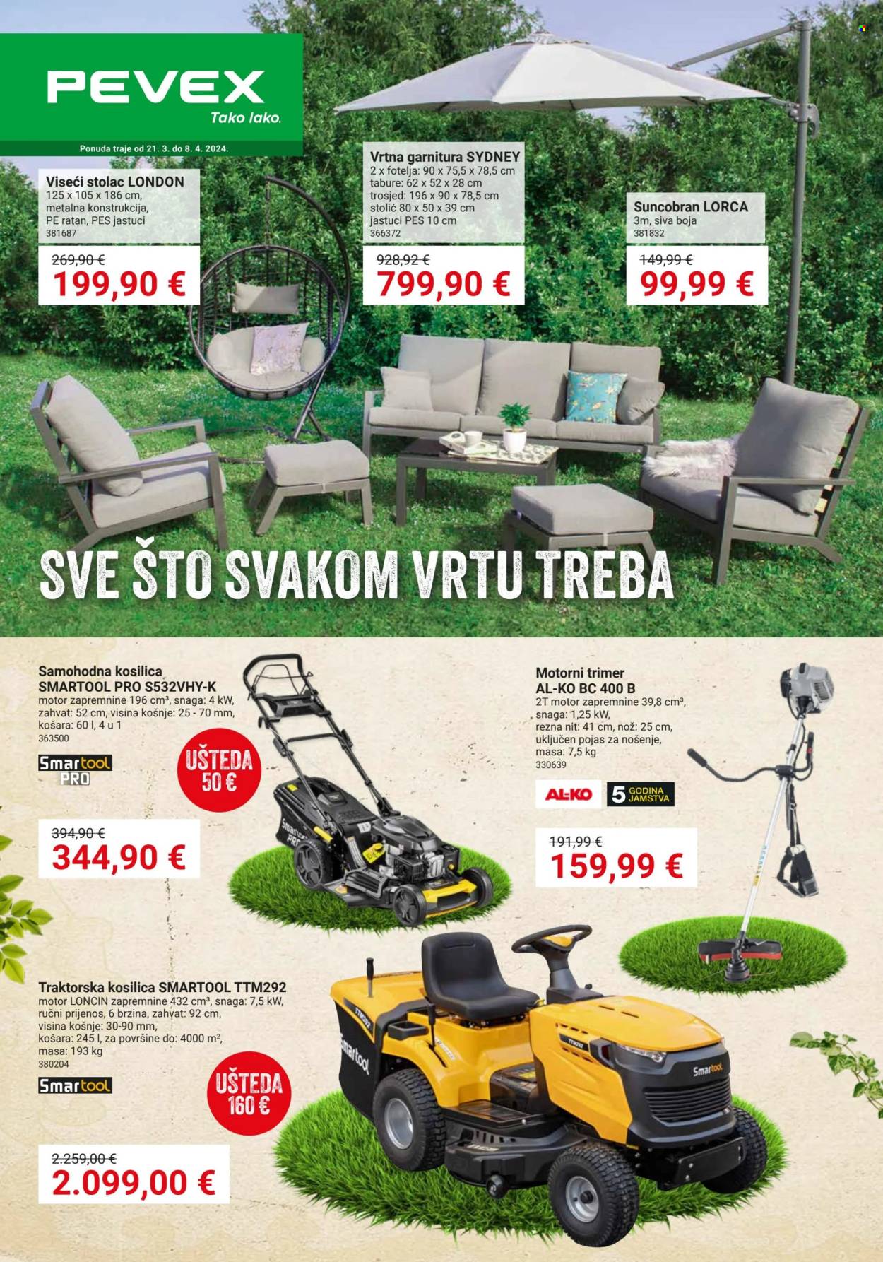 Pevex katalog - 21.03.2024. - 08.04.2024. Stranica 1