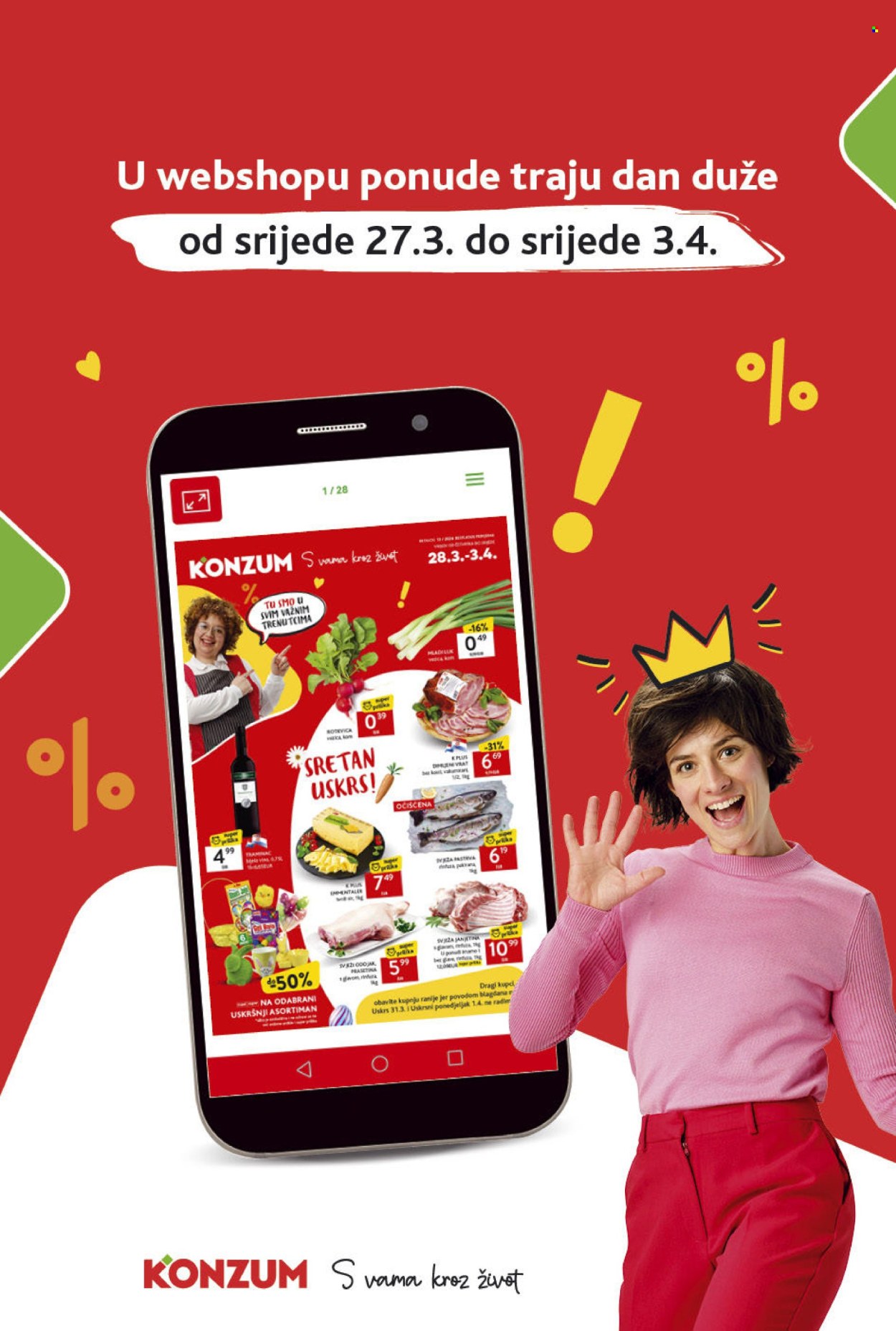 Konzum katalog - 28.03.2024. - 03.04.2024. Stranica 28
