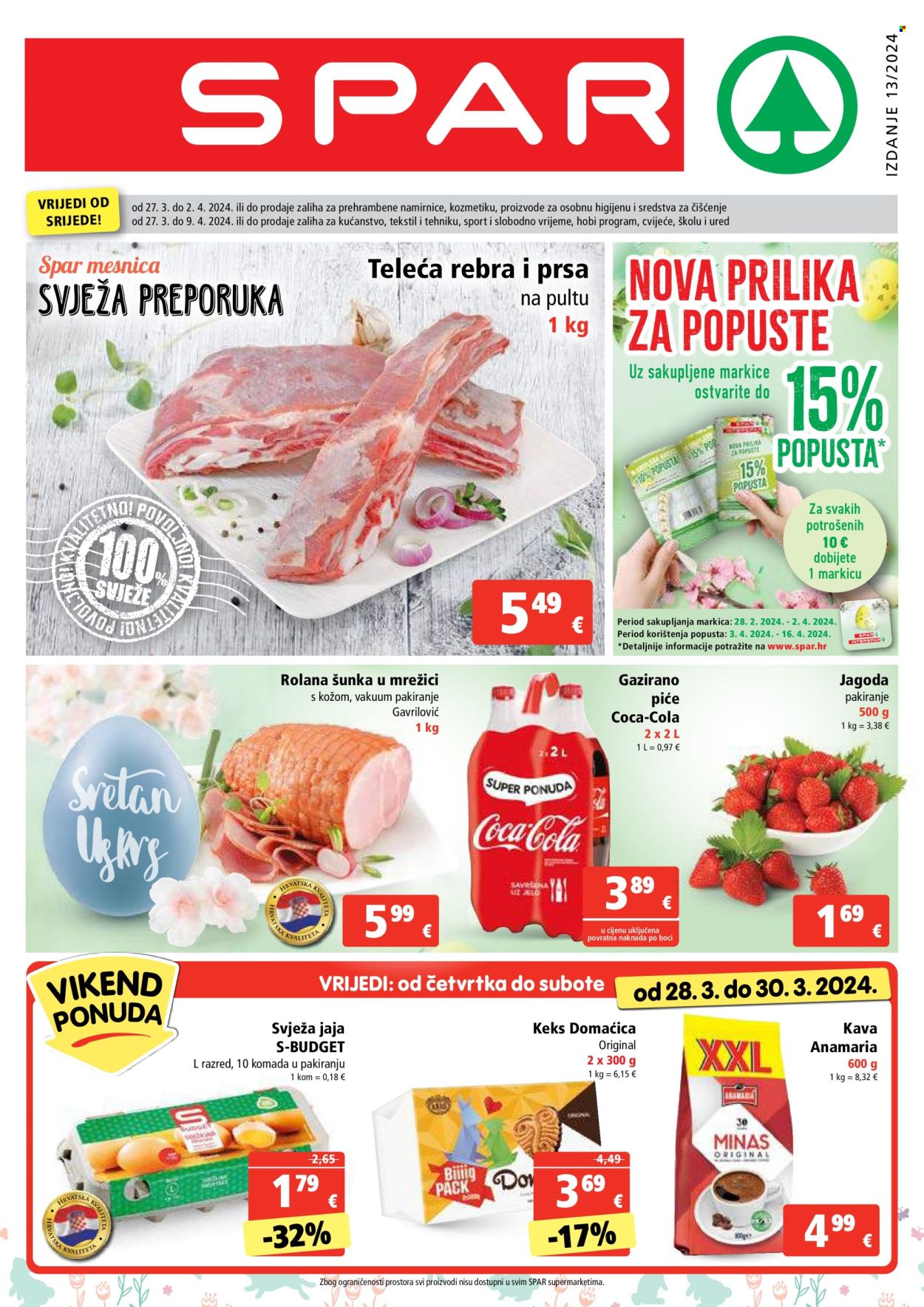 SPAR katalog - 27.03.2024. - 02.04.2024. Stranica 1