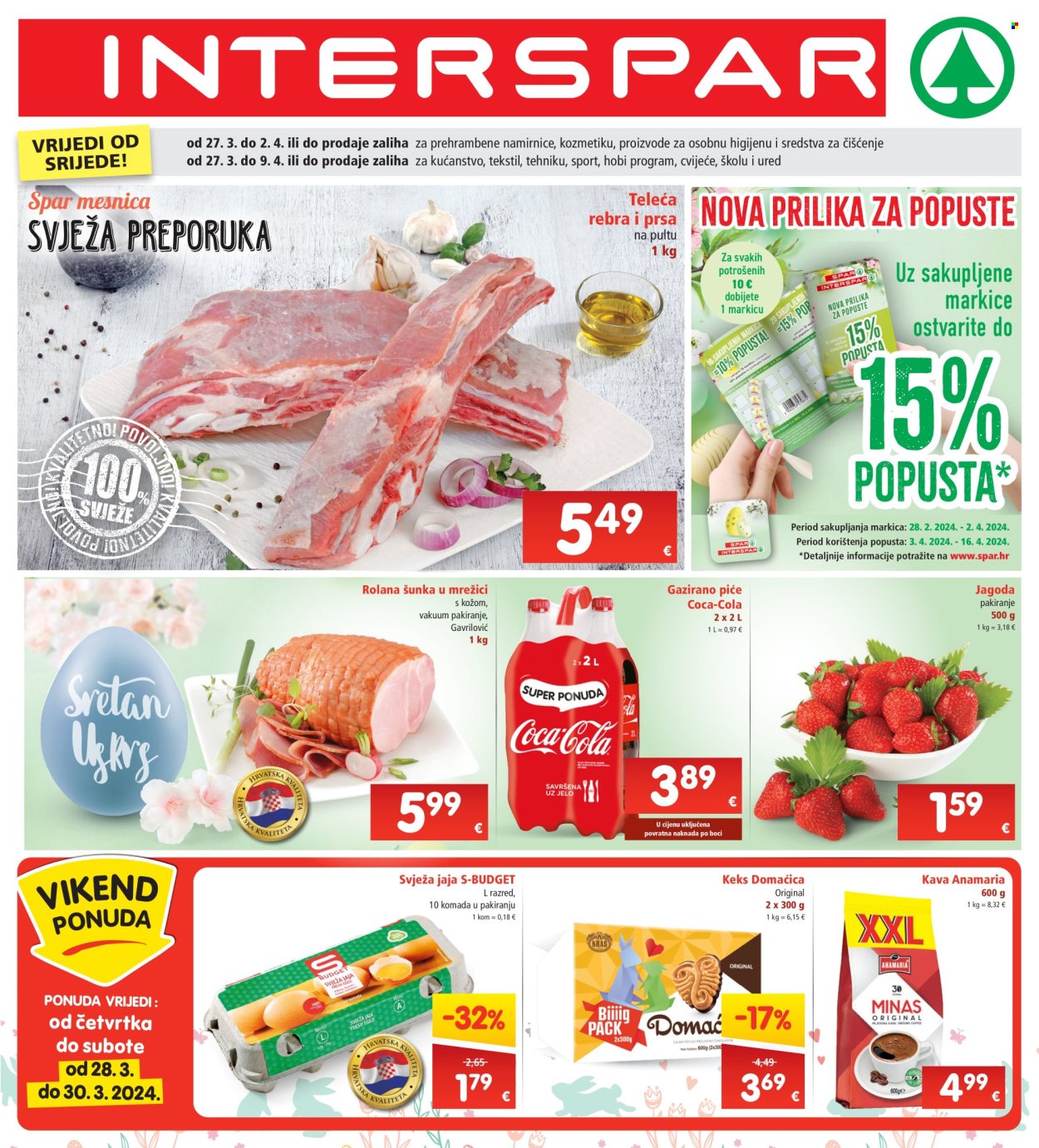 INTERSPAR katalog - 27.03.2024. - 02.04.2024. Stranica 1