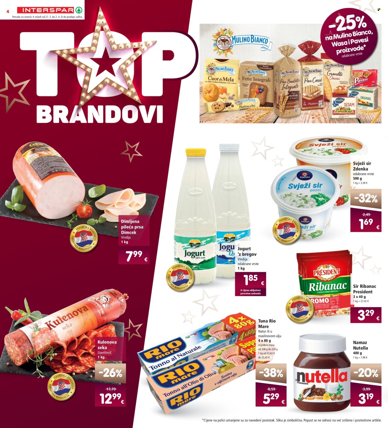 INTERSPAR katalog - 27.03.2024. - 02.04.2024. Stranica 4