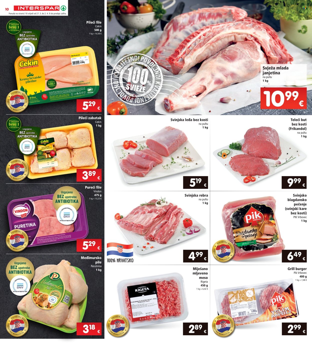 INTERSPAR katalog - 27.03.2024. - 02.04.2024. Stranica 10