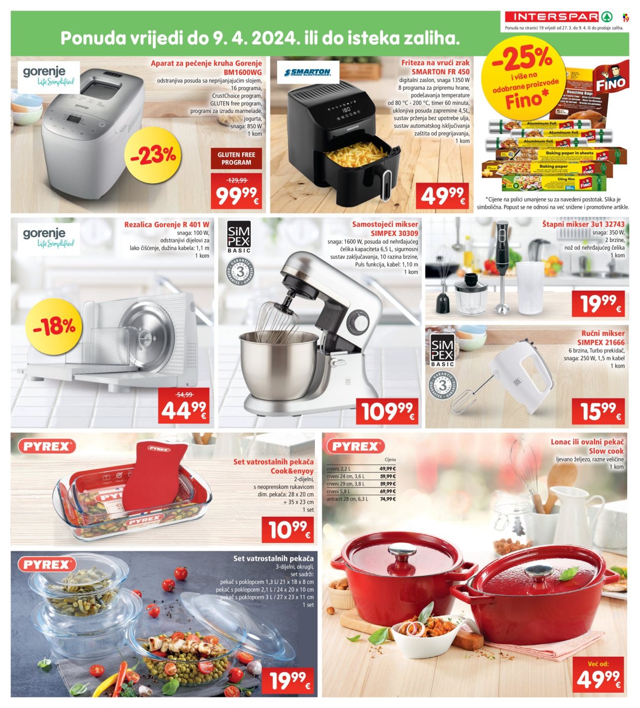 INTERSPAR katalog - 27.03.2024. - 02.04.2024. Stranica 19