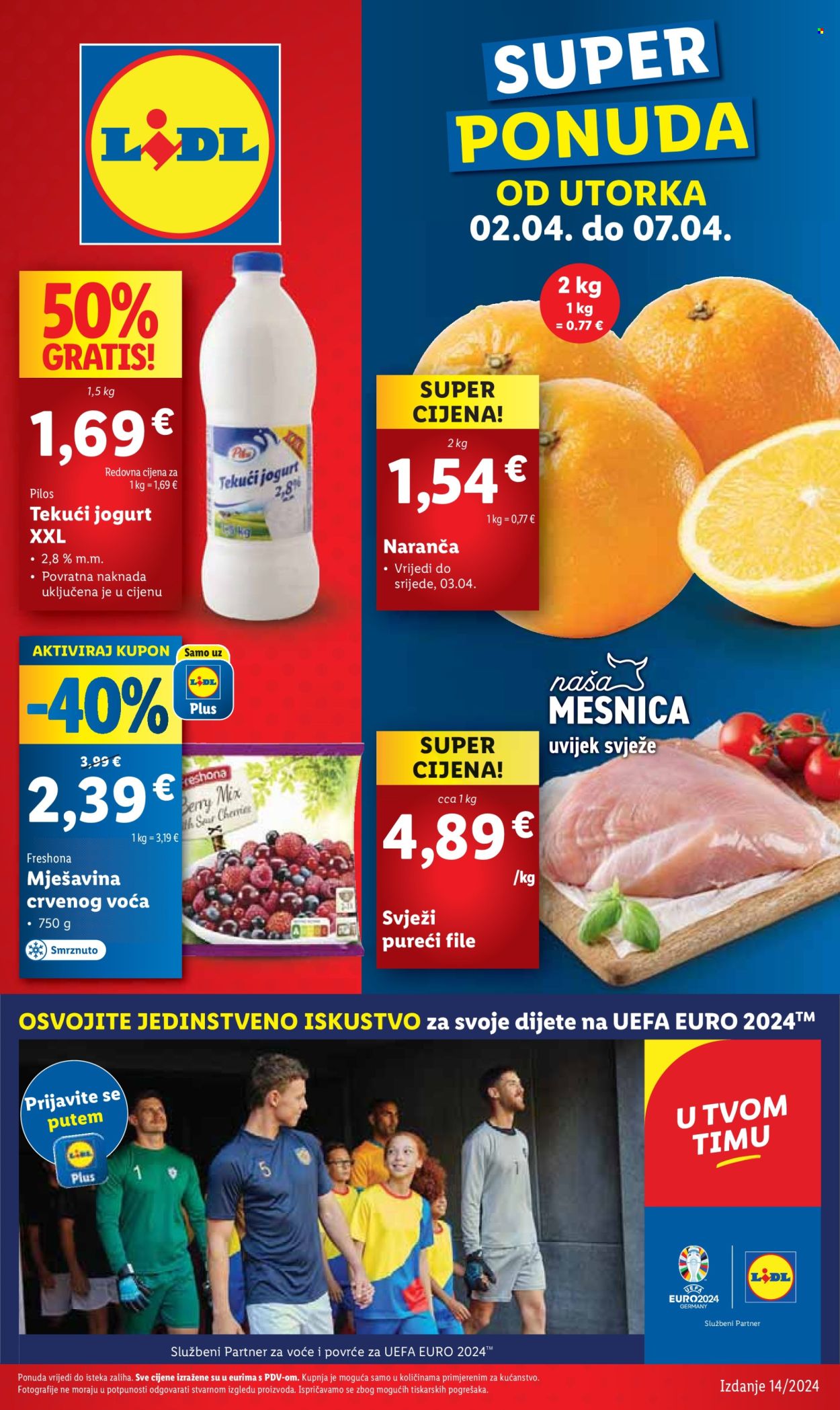 Lidl katalog - 02.04.2024. - 07.04.2024. Stranica 1
