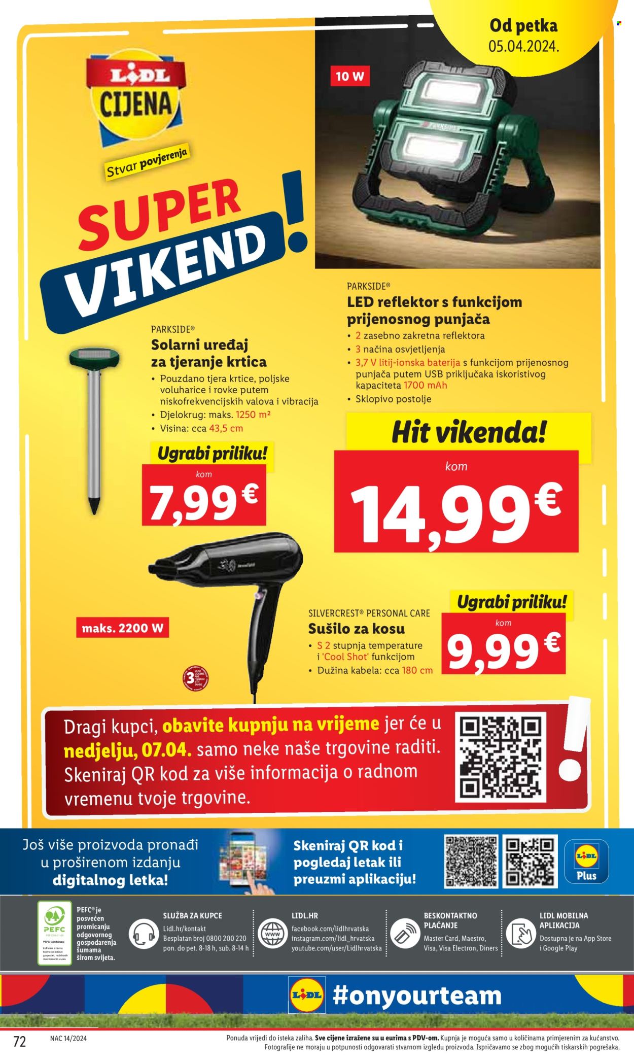 Lidl katalog - 02.04.2024. - 07.04.2024. Stranica 72