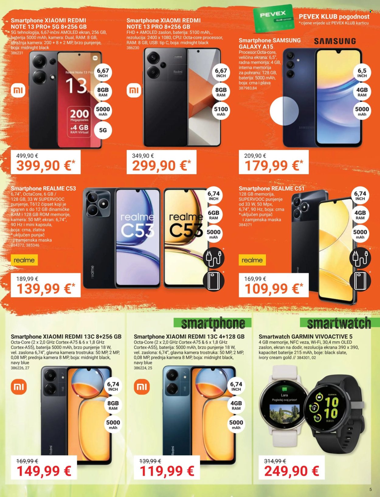 Pevex katalog - 28.03.2024. - 23.04.2024. Stranica 5