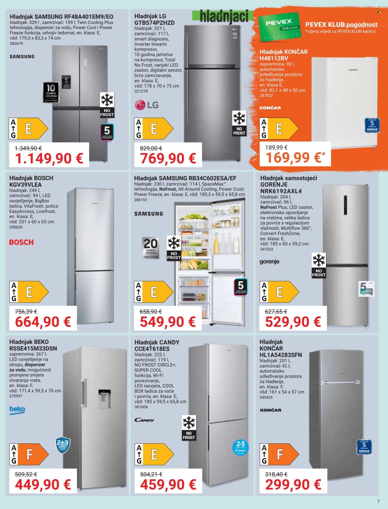 Pevex katalog - 28.03.2024. - 23.04.2024. Stranica 7