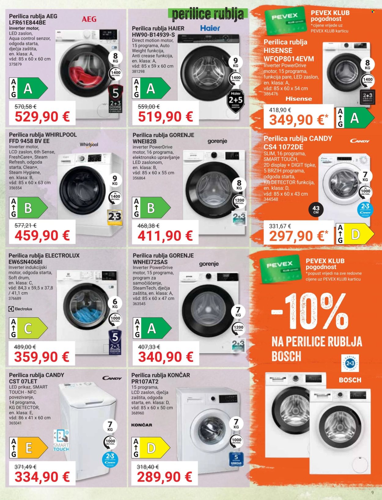 Pevex katalog - 28.03.2024. - 23.04.2024. Stranica 9