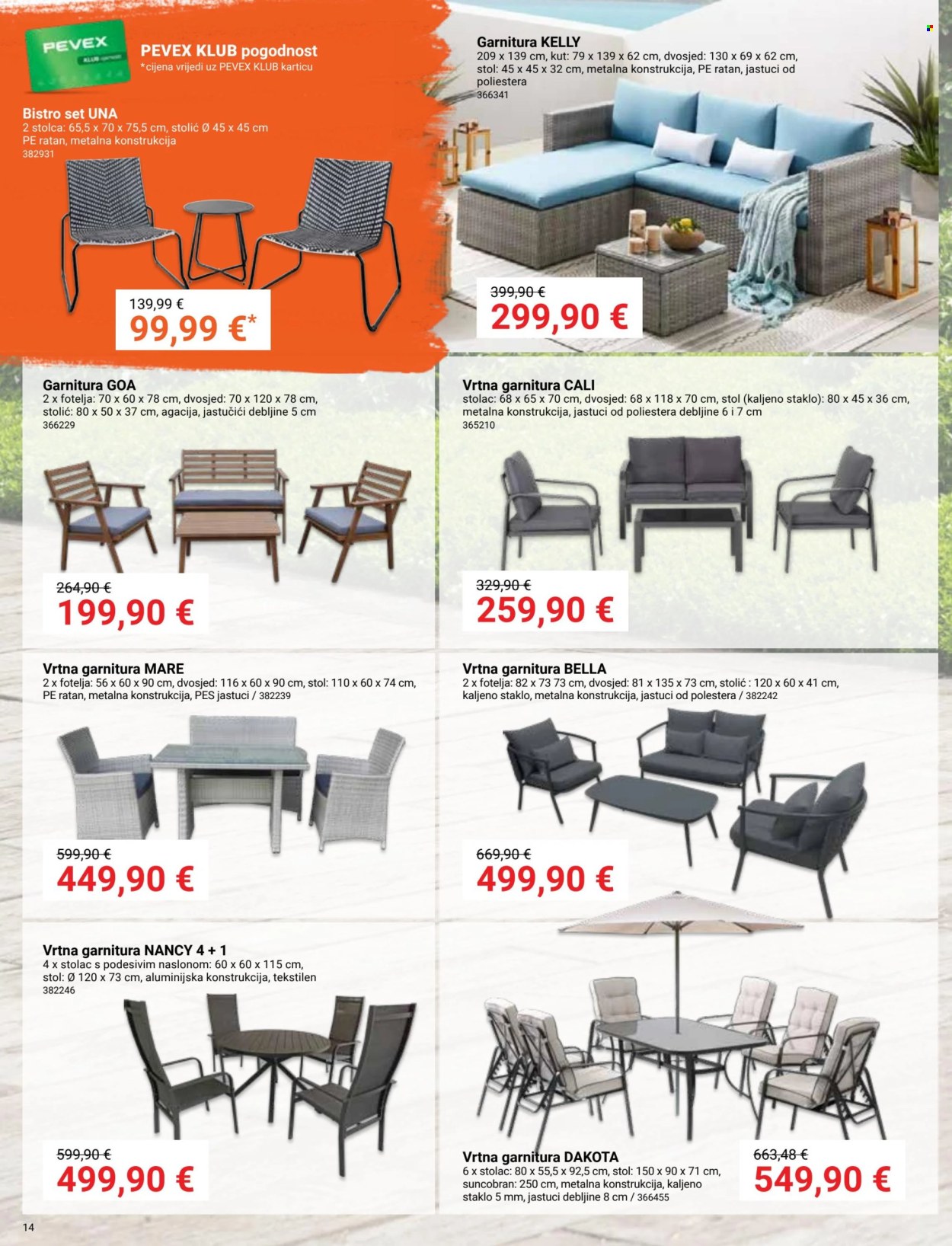 Pevex katalog - 28.03.2024. - 23.04.2024. Stranica 14