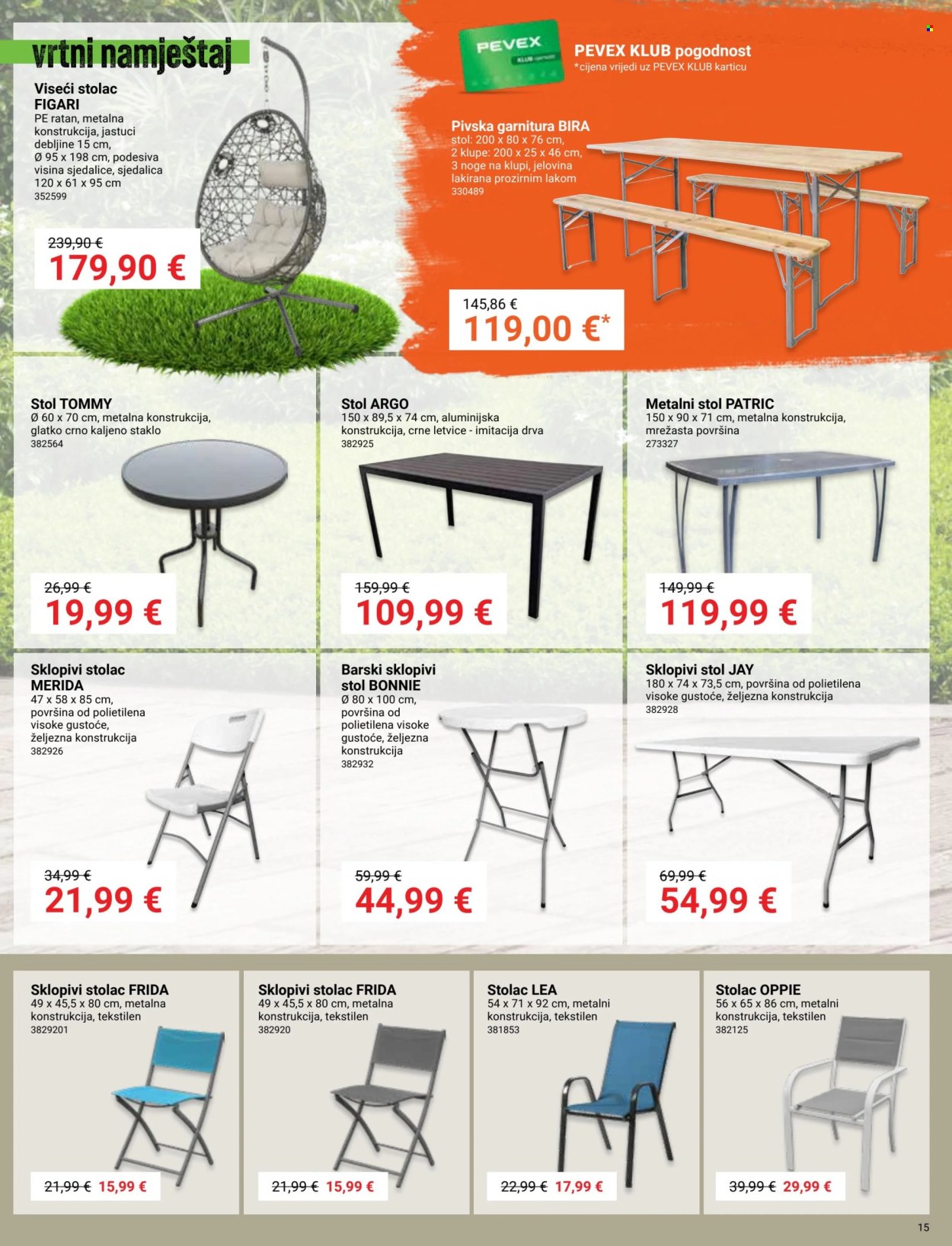 Pevex katalog - 28.03.2024. - 23.04.2024. Stranica 15