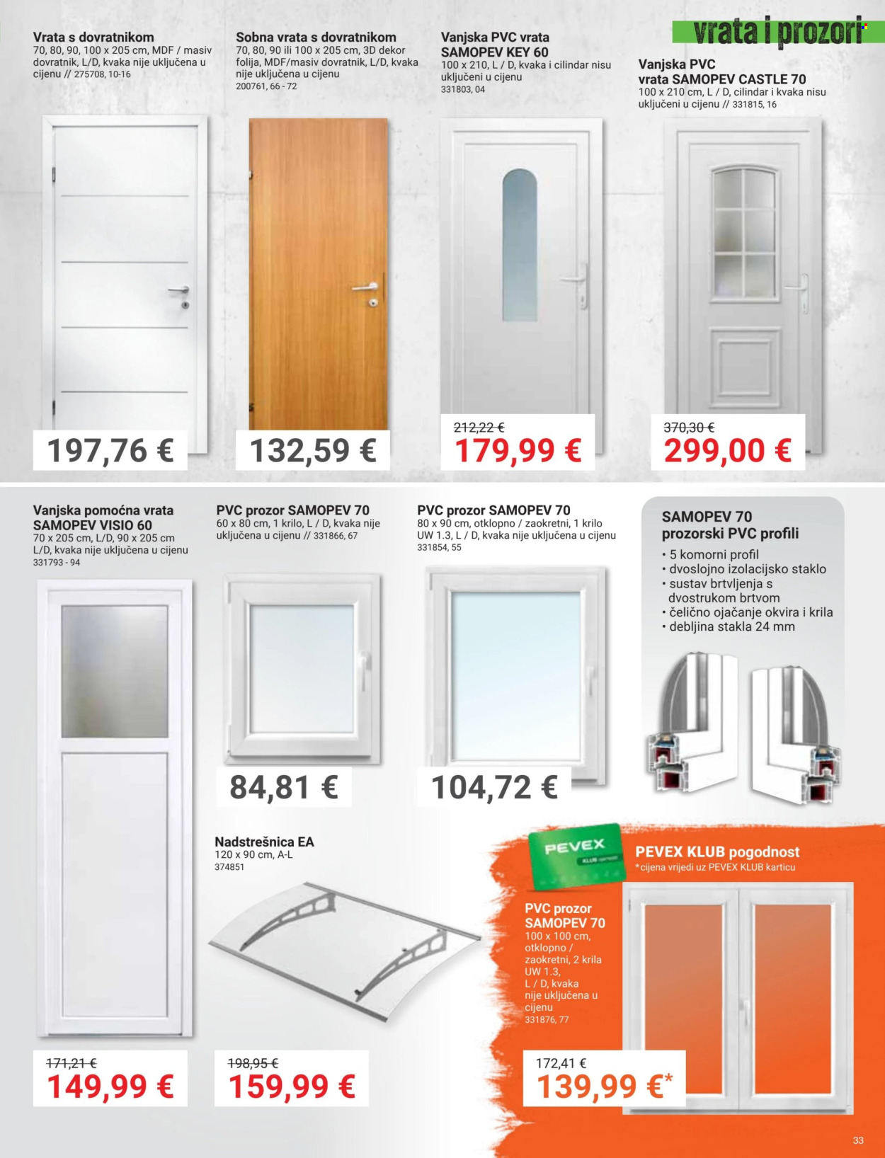 Pevex katalog - 28.03.2024. - 23.04.2024. Stranica 33