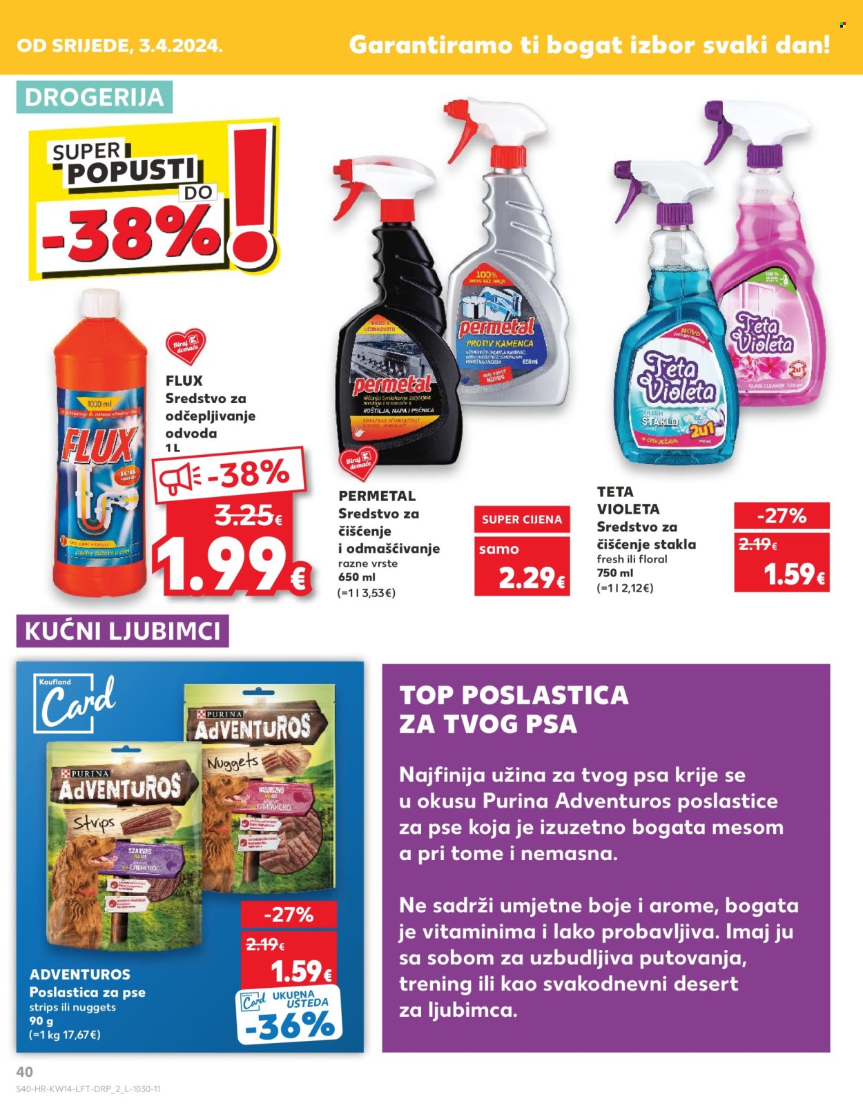Kaufland katalog - 03.04.2024. - 09.04.2024. Stranica 40