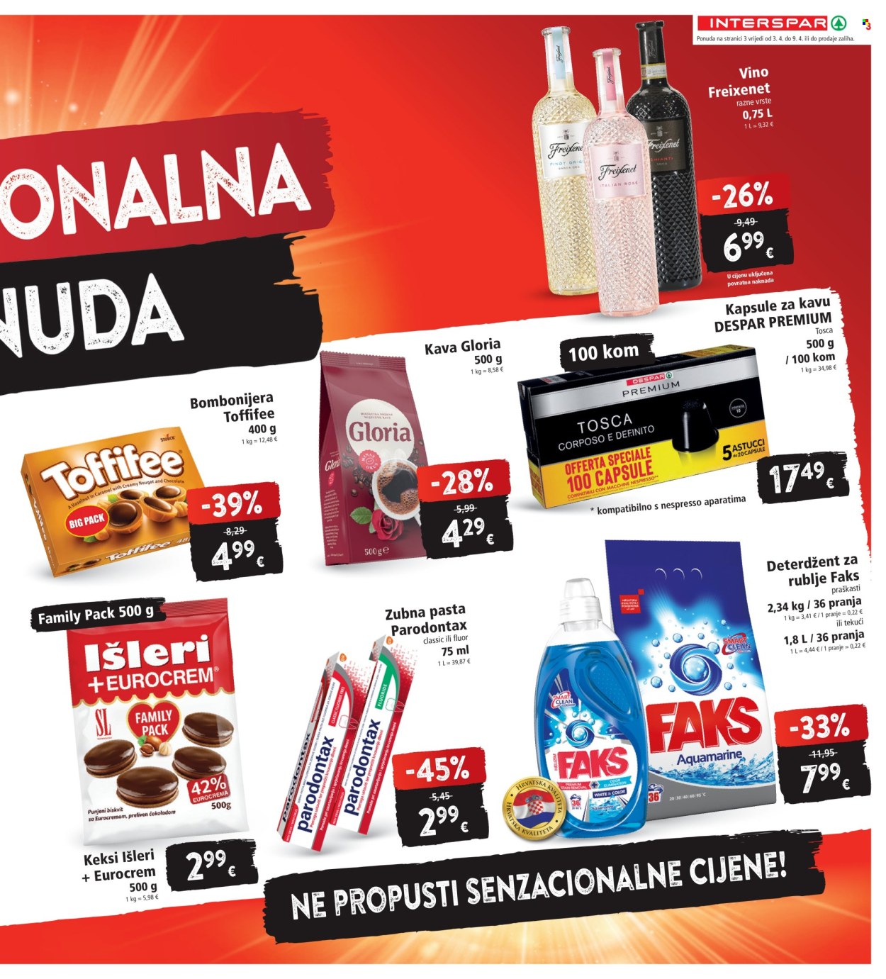 INTERSPAR katalog - 03.04.2024. - 09.04.2024. Stranica 3