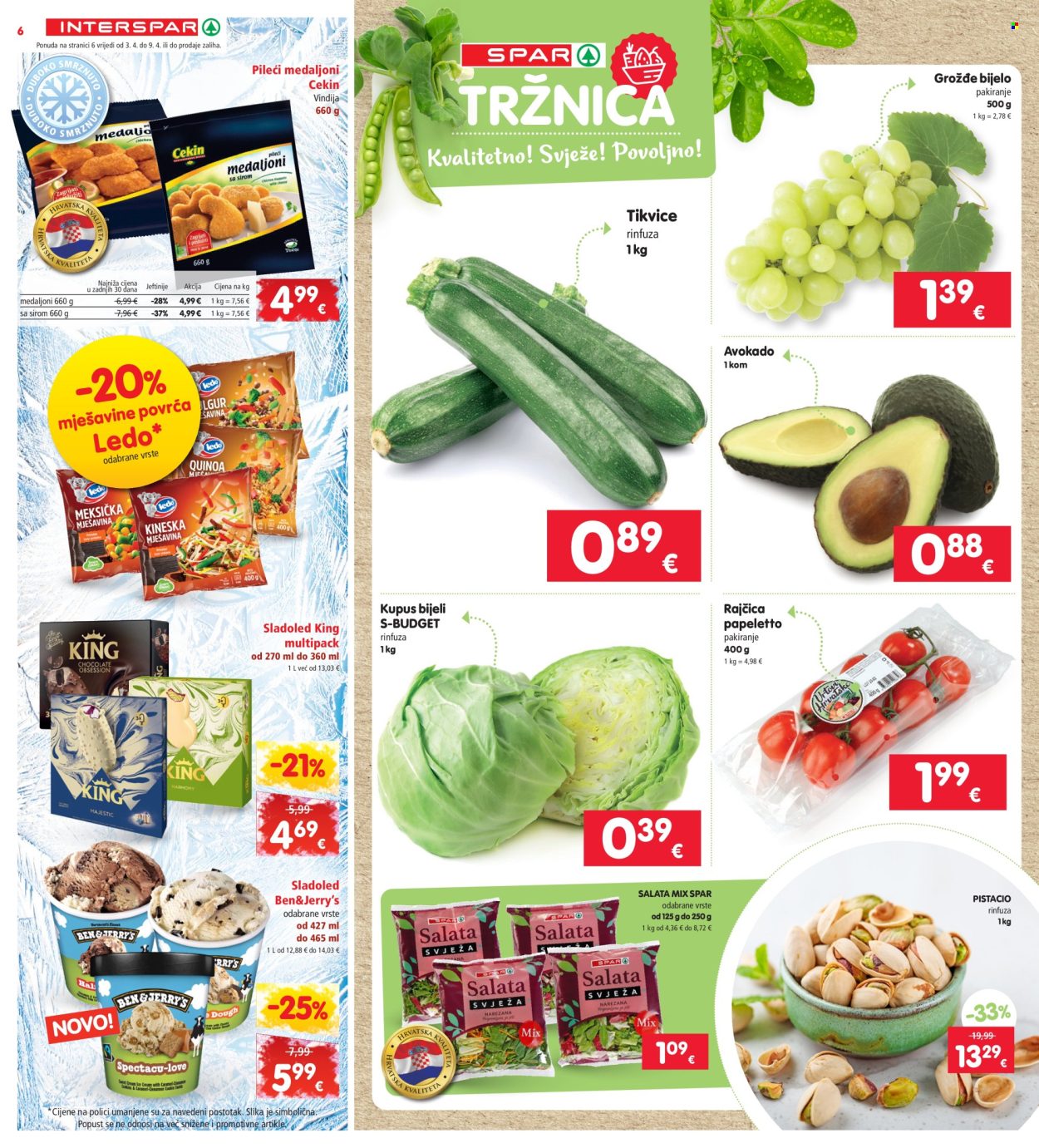INTERSPAR katalog - 03.04.2024. - 09.04.2024. Stranica 6
