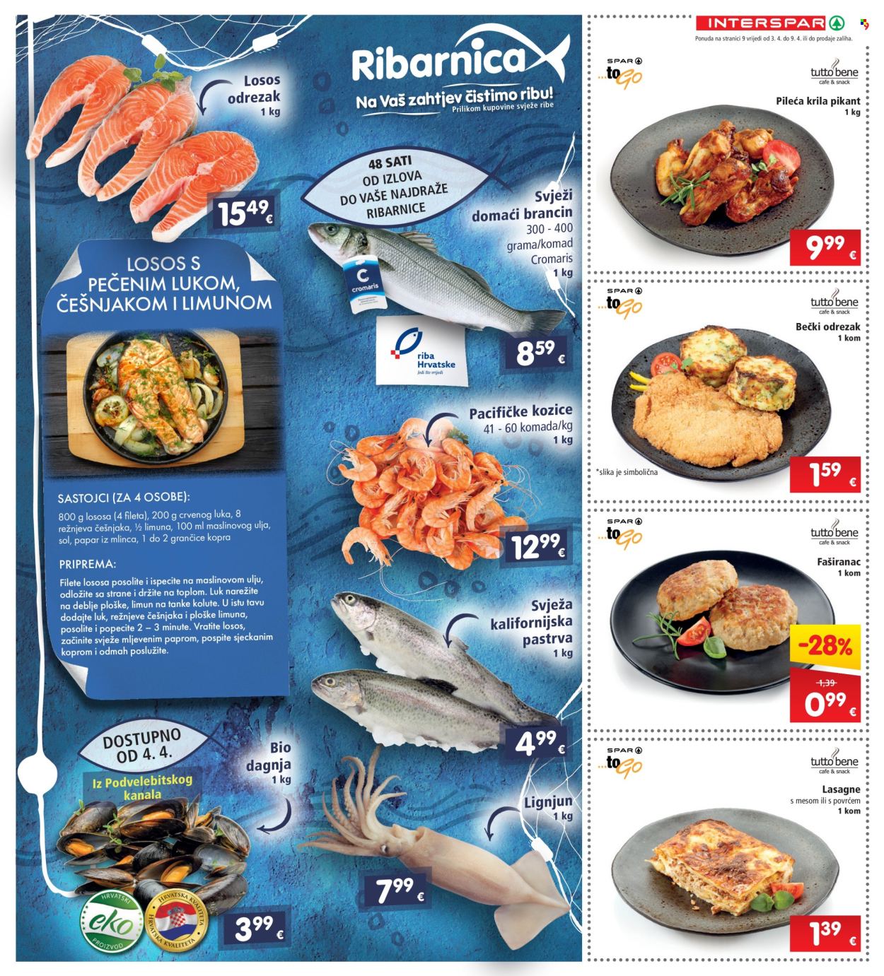 INTERSPAR katalog - 03.04.2024. - 09.04.2024. Stranica 9