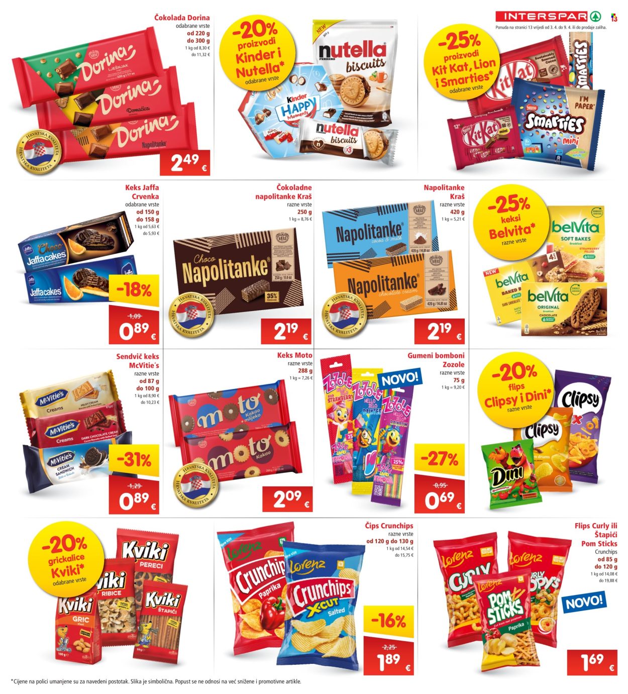 INTERSPAR katalog - 03.04.2024. - 09.04.2024. Stranica 13