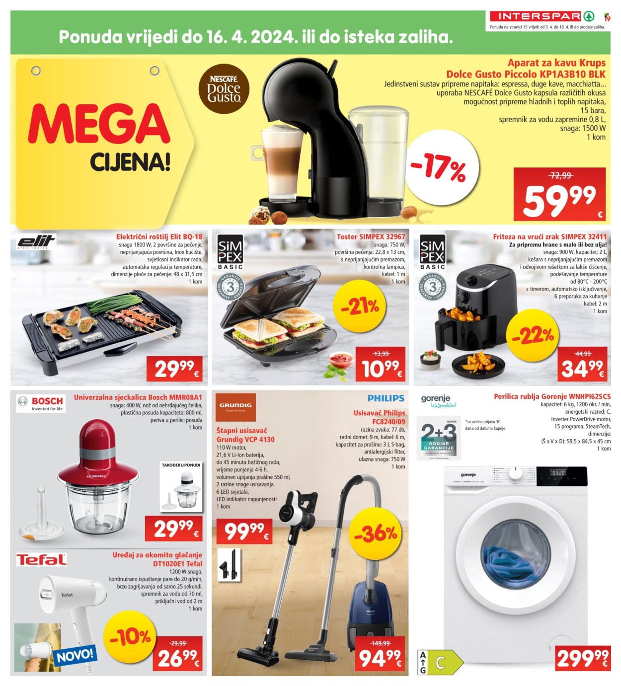 INTERSPAR katalog - 03.04.2024. - 09.04.2024. Stranica 19