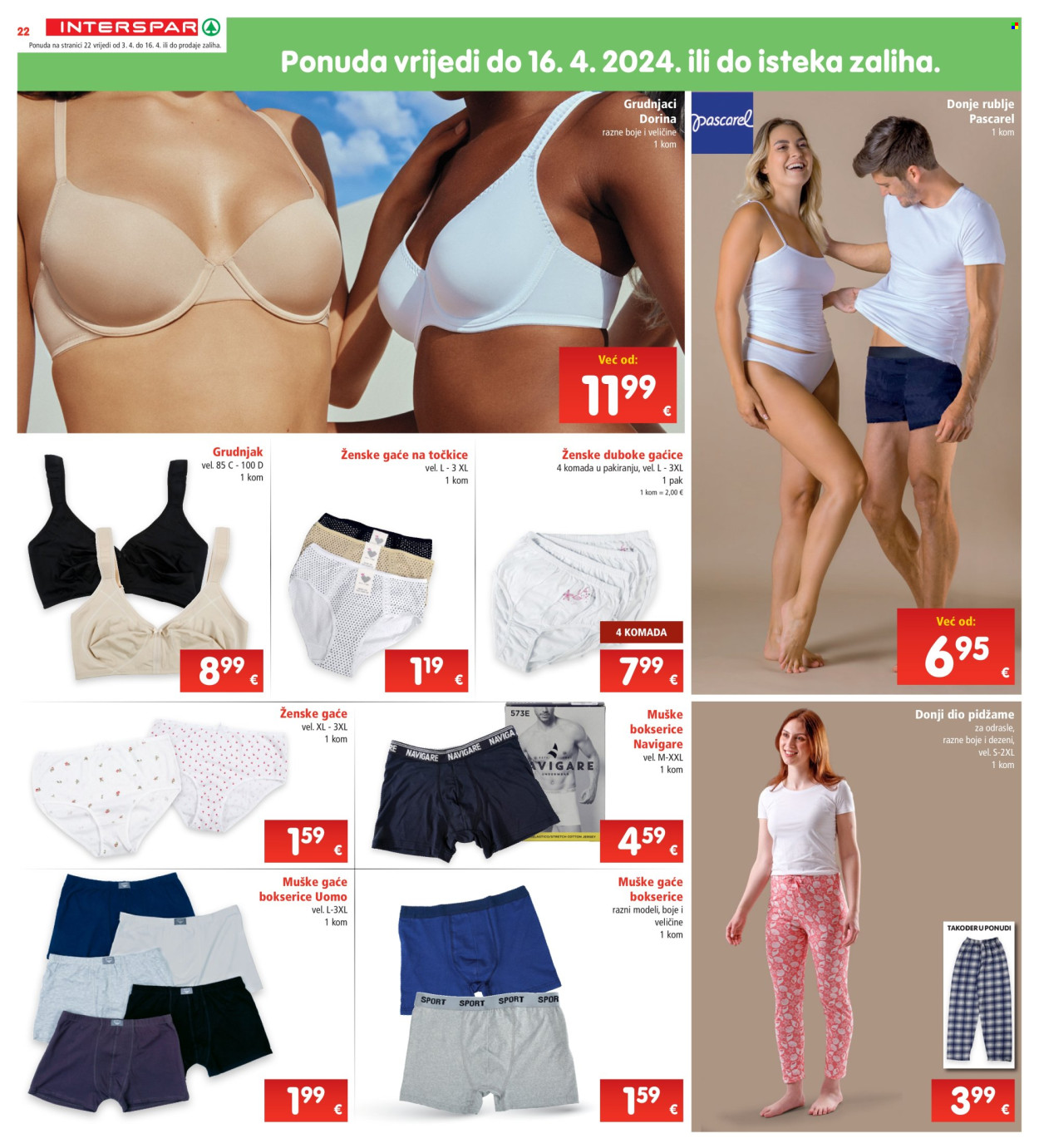 INTERSPAR katalog - 03.04.2024. - 09.04.2024. Stranica 22
