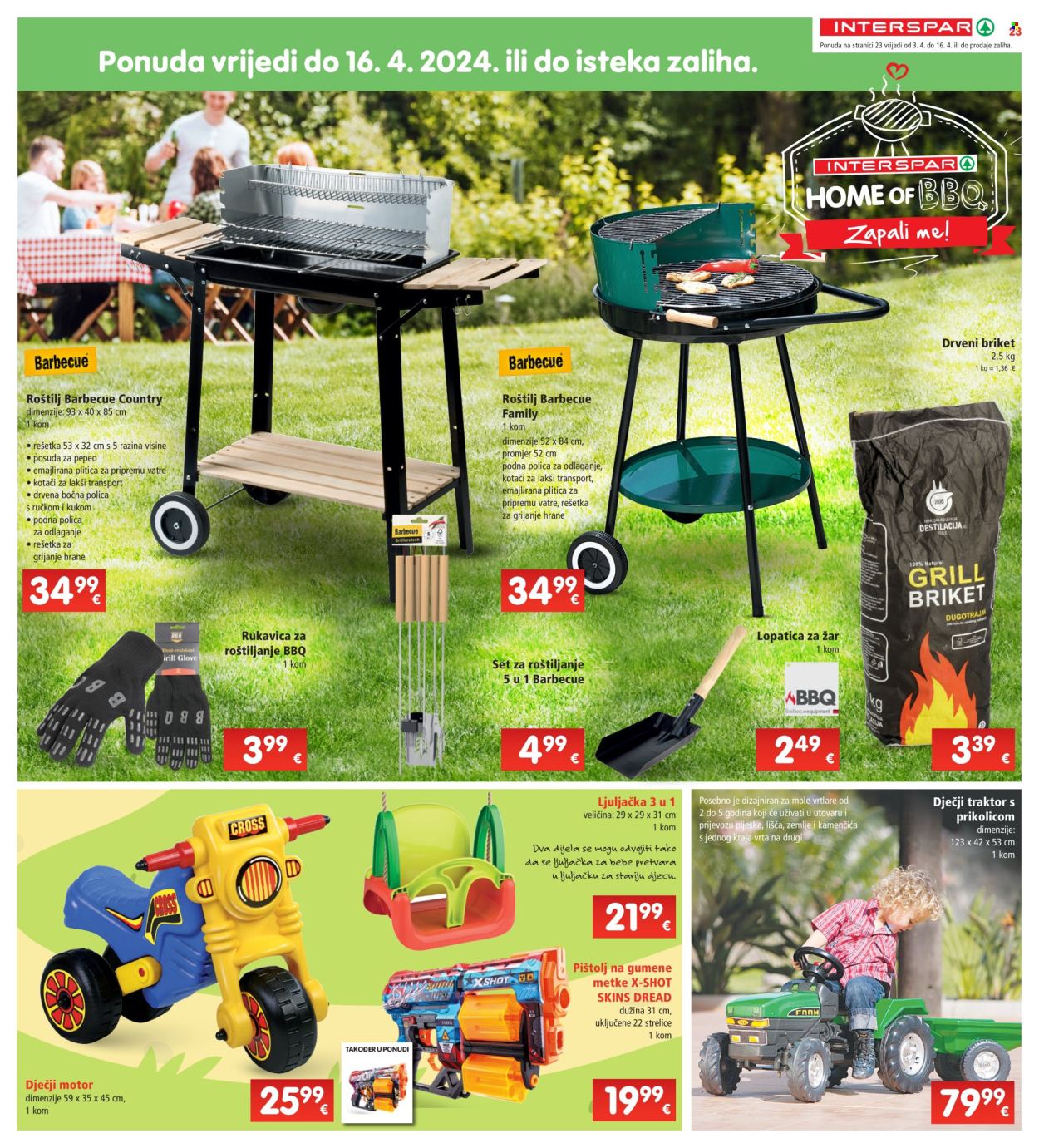 INTERSPAR katalog - 03.04.2024. - 09.04.2024. Stranica 23