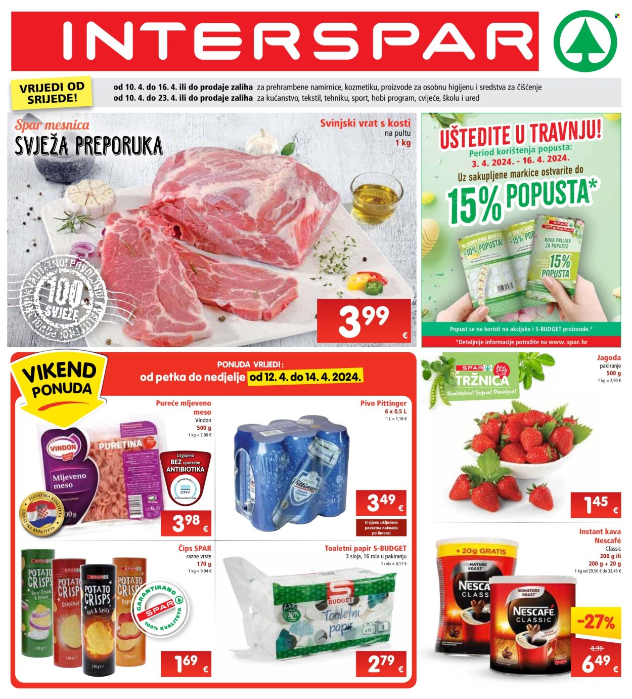 INTERSPAR katalog - 10.04.2024. - 16.04.2024. Stranica 1